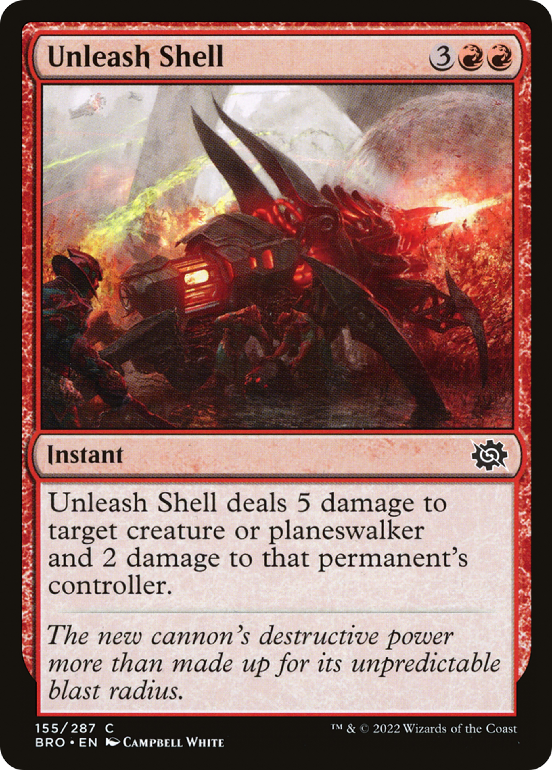 Unleash Shell — The Brothers' War — Magic: The Gathering