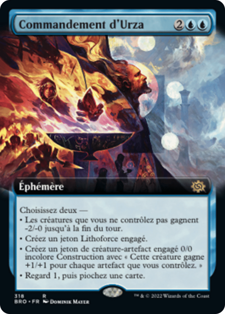Commandement d'Urza — The Brothers' War — Magic: The Gathering