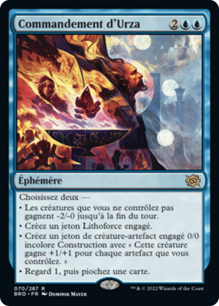 Commandement d'Urza — The Brothers' War — Magic: The Gathering