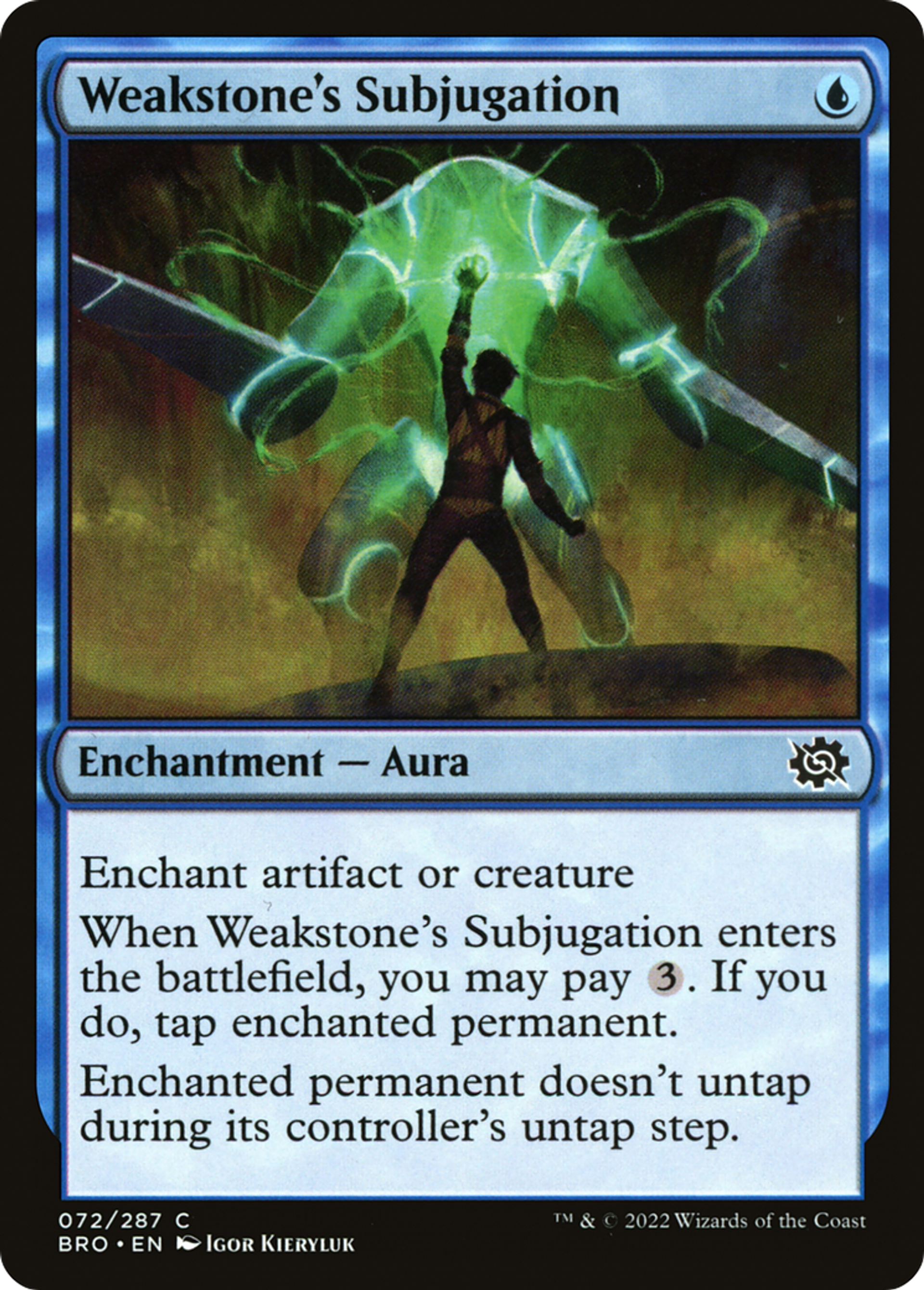 Subjugation de la Lithorpeur — The Brothers' War — Magic: The Gathering
