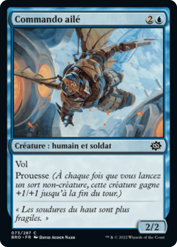 Commando ailé — The Brothers' War — Magic: The Gathering