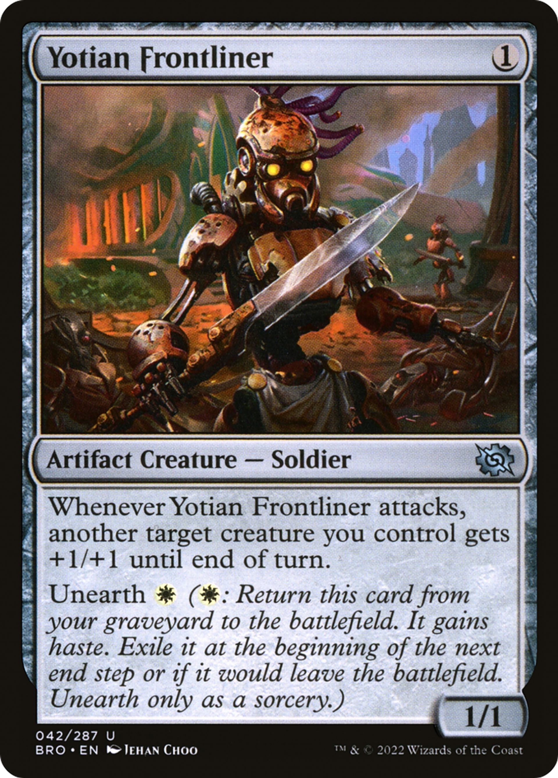 Frontalier yotien — The Brothers' War — Magic: The Gathering