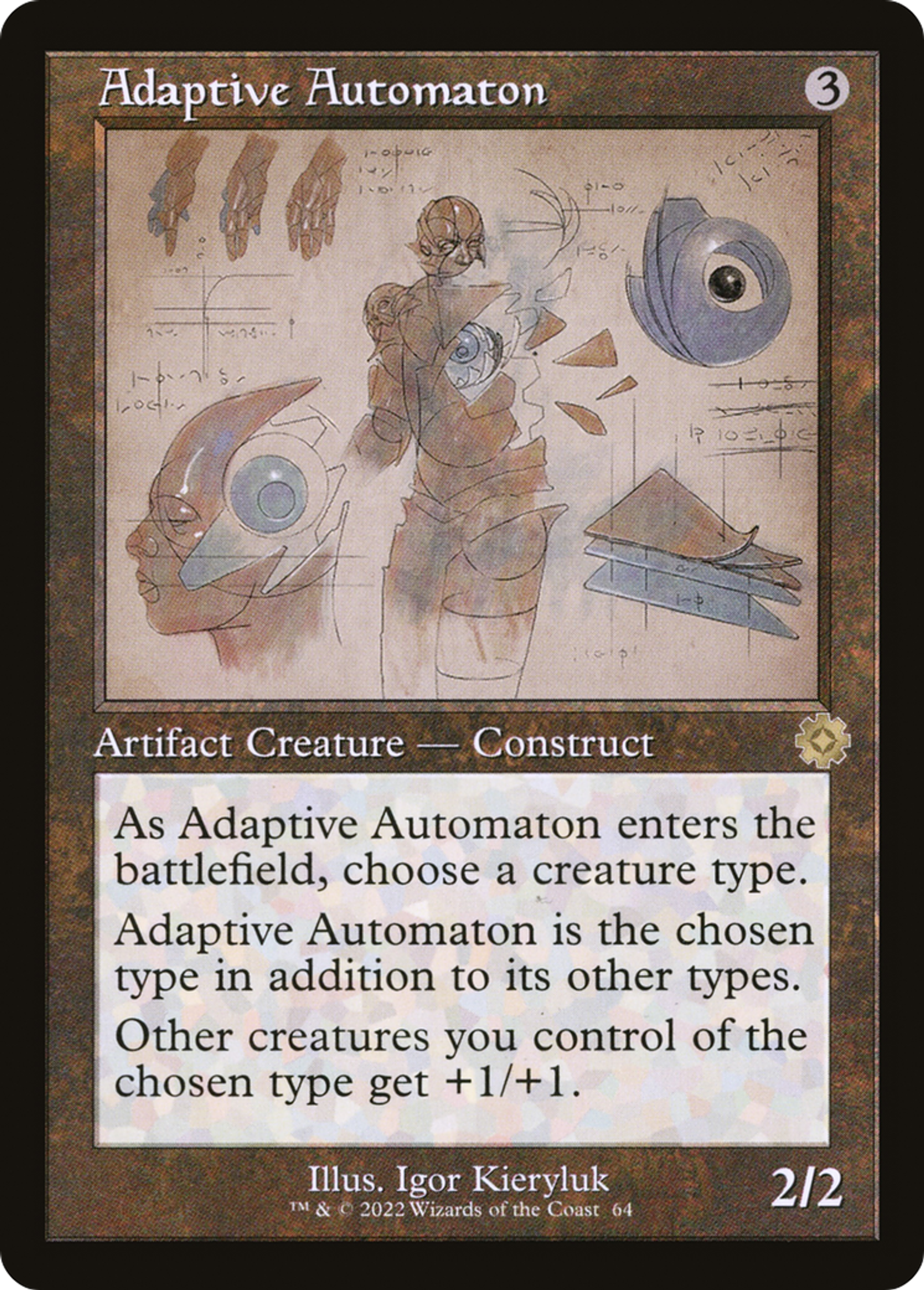 Adaptive Automaton — The Brothers' War Retro Artifacts — Magic: The Gathering
