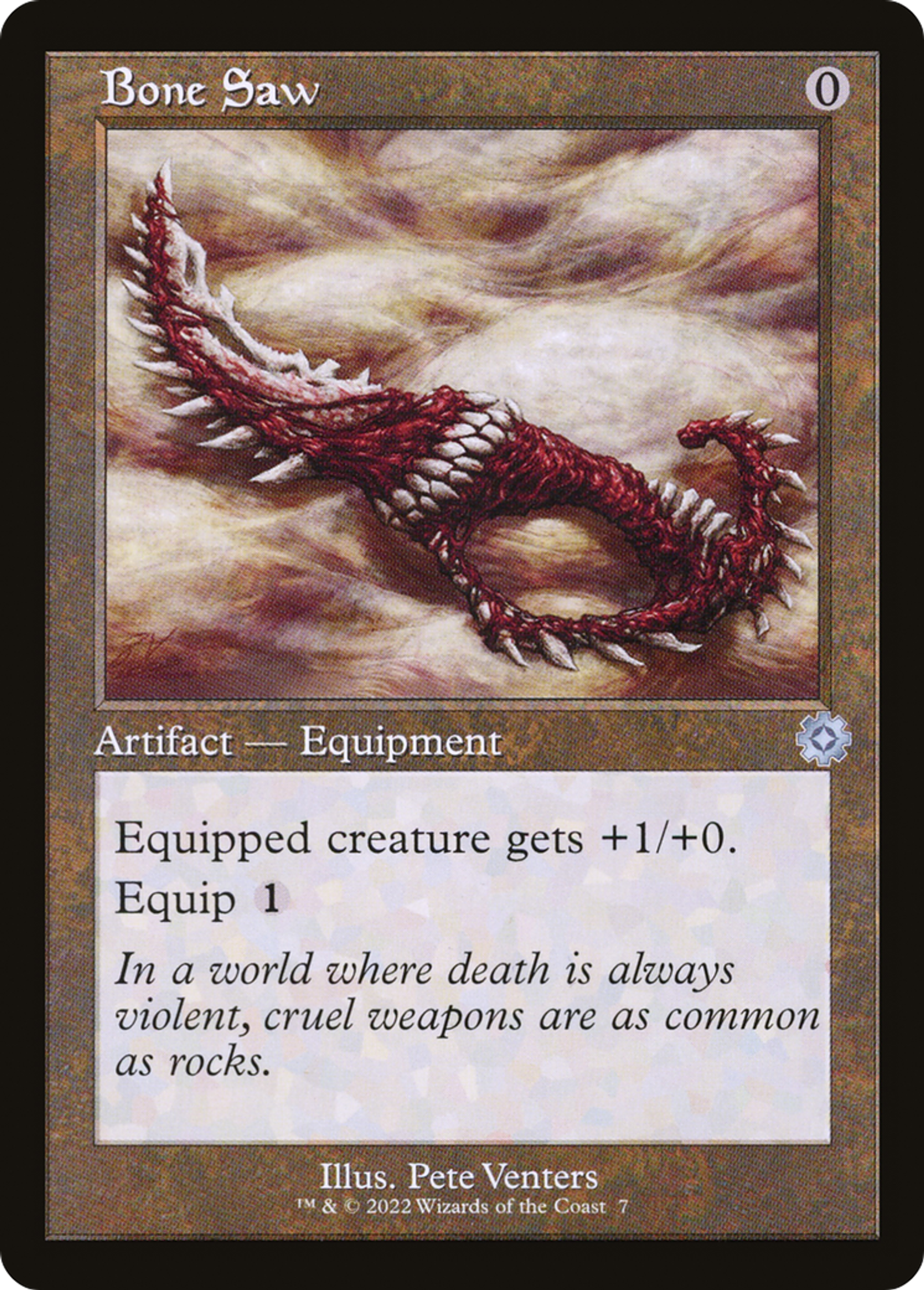 Scie d'os — The Brothers' War Retro Artifacts — Magic: The Gathering