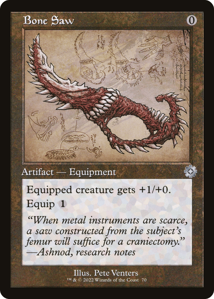 Bone Saw — The Brothers' War Retro Artifacts — Magic: The Gathering