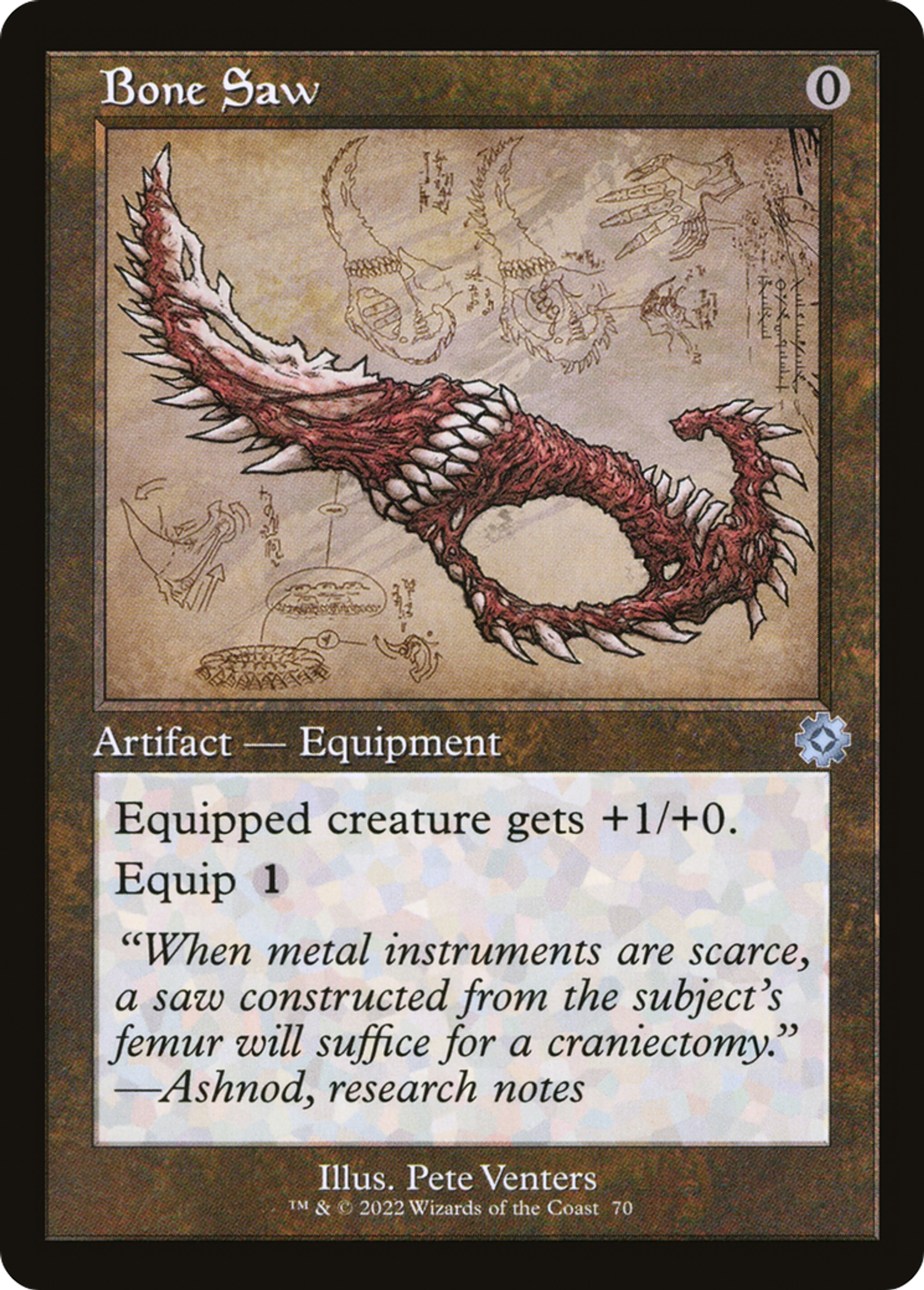 Bone Saw — The Brothers' War Retro Artifacts — Magic: The Gathering