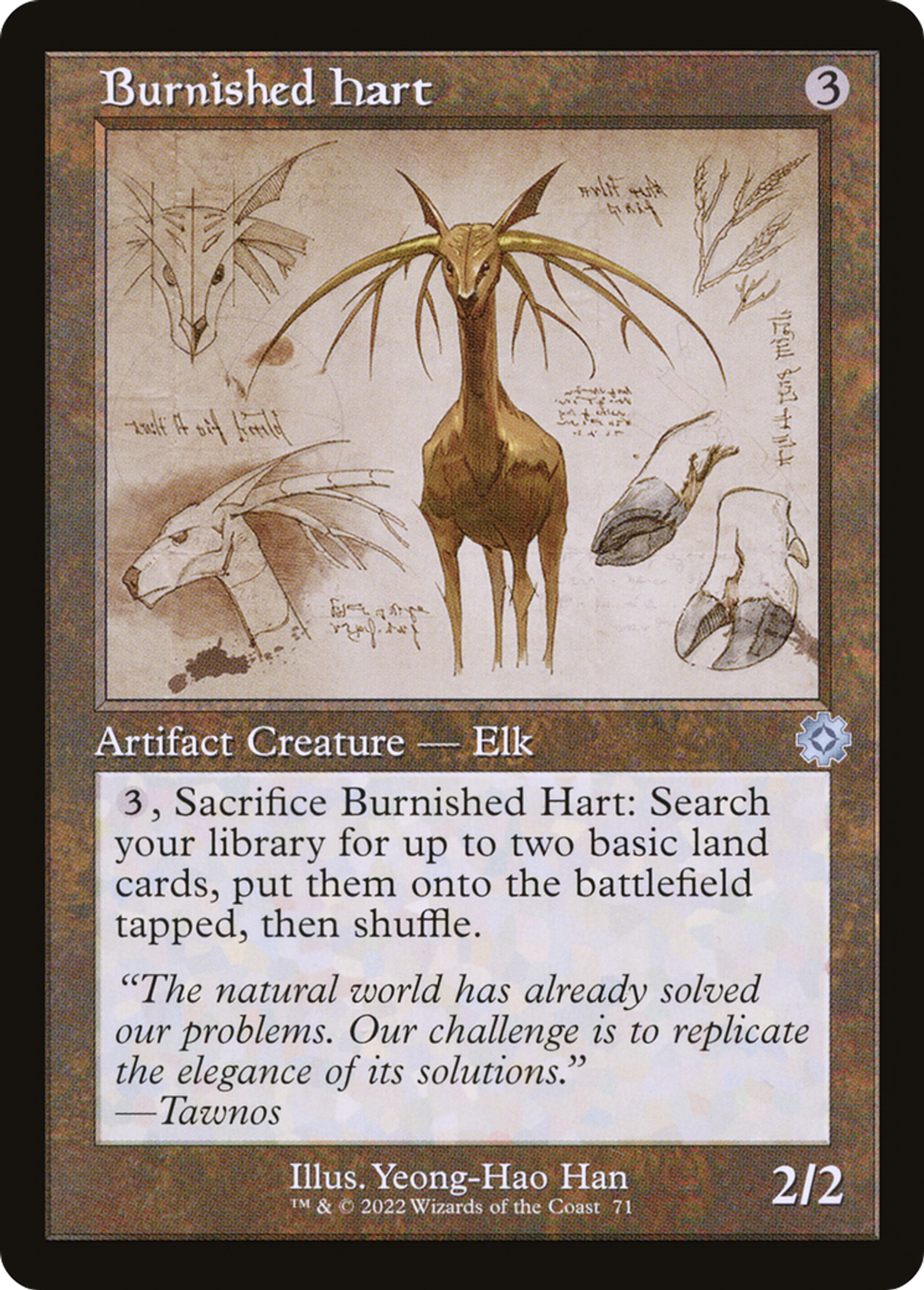 Burnished Hart — The Brothers' War Retro Artifacts — Magic: The Gathering