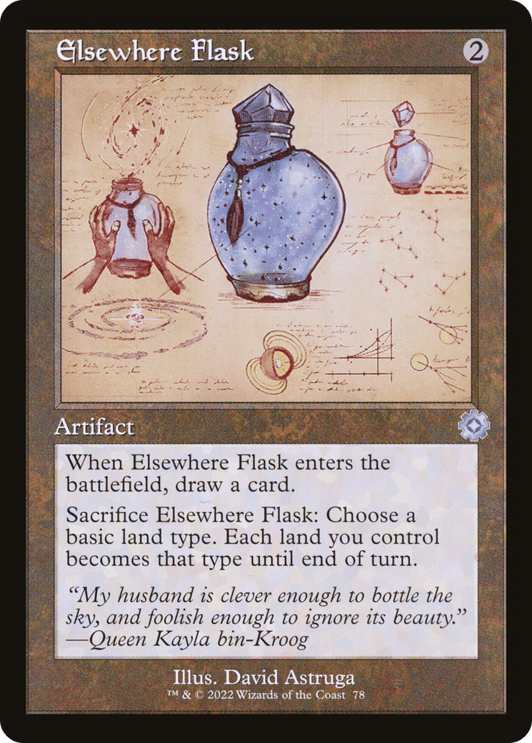 Elsewhere Flask — The Brothers' War Retro Artifacts — Magic: The Gathering
