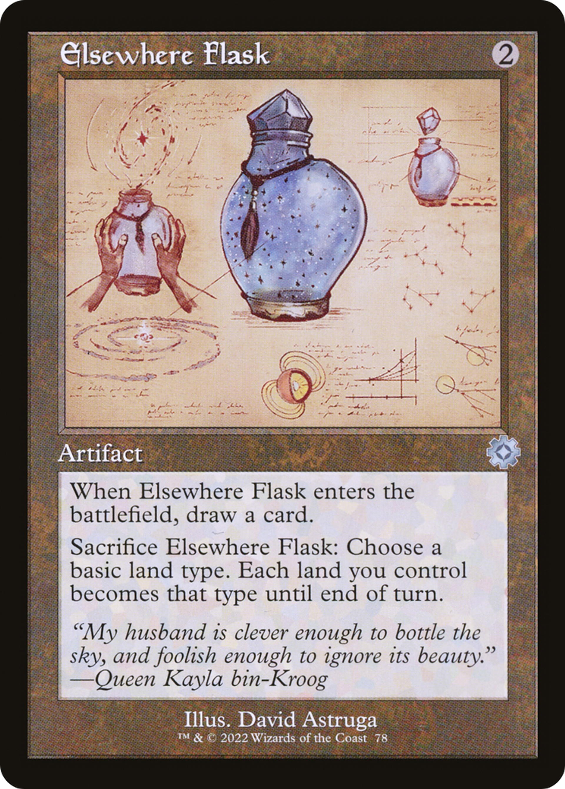 Elsewhere Flask — The Brothers' War Retro Artifacts — Magic: The Gathering