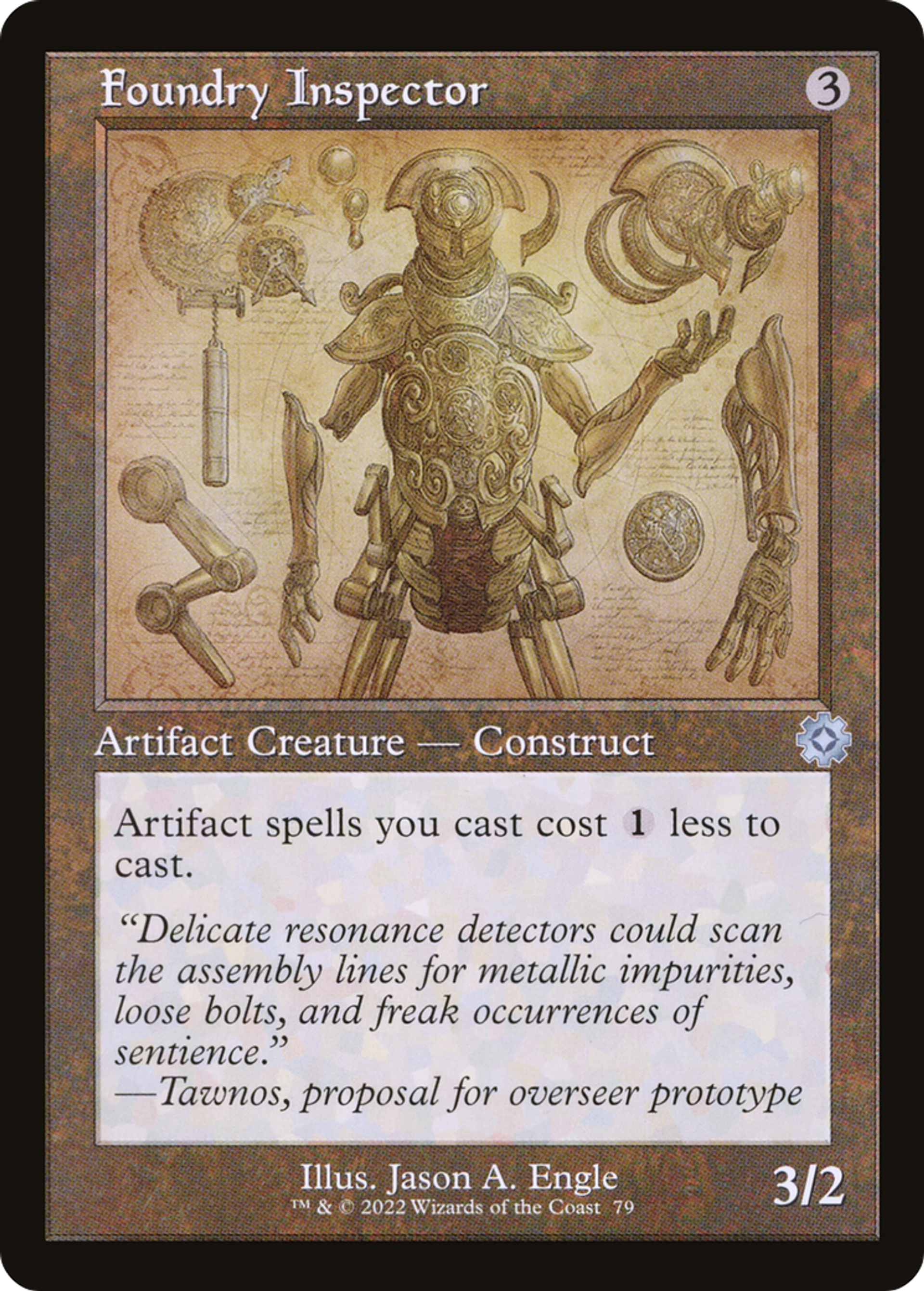 Inspecteur de la fonderie — The Brothers' War Retro Artifacts — Magic: The Gathering