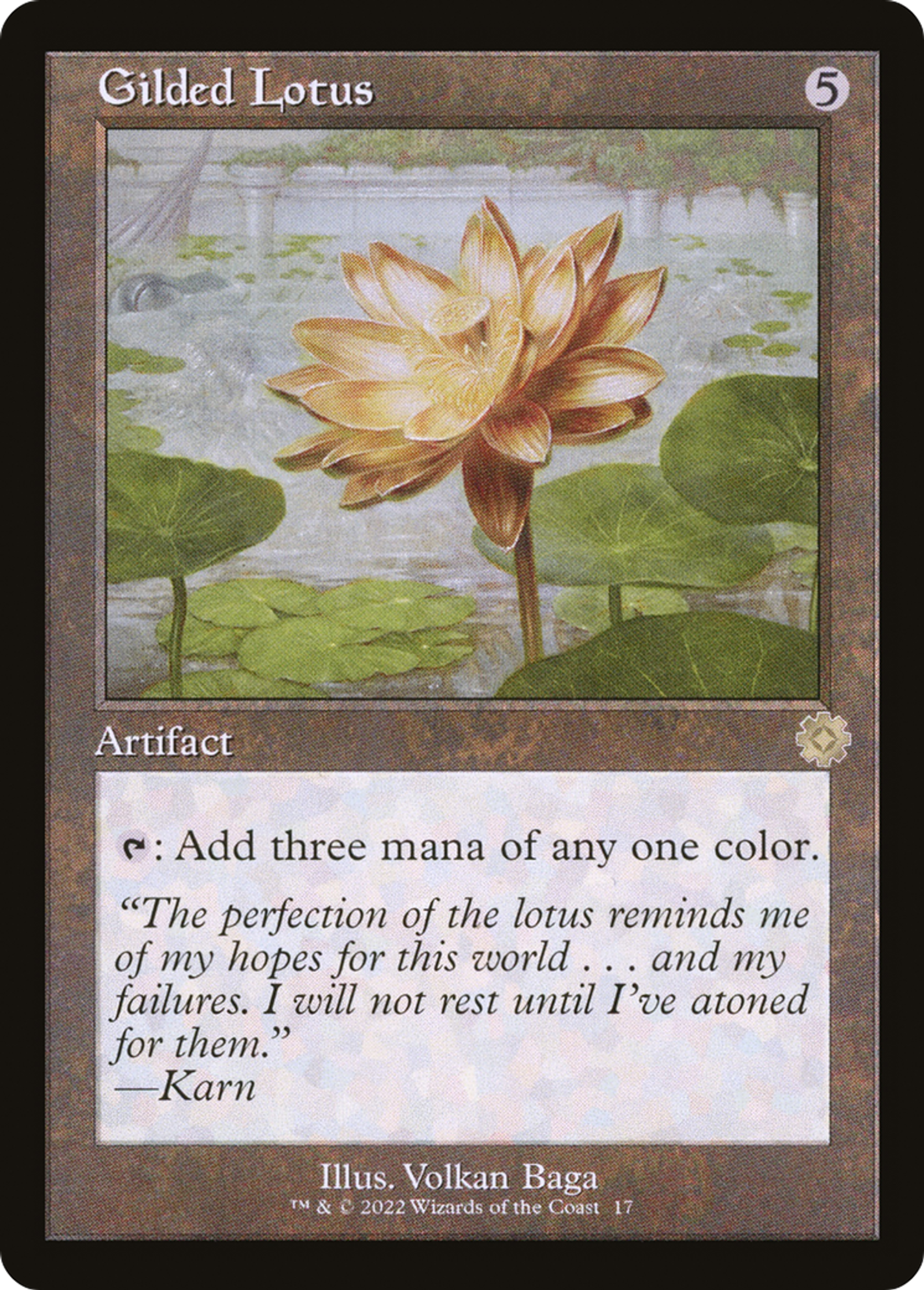 Gilded Lotus — The Brothers' War Retro Artifacts — Magic: The Gathering