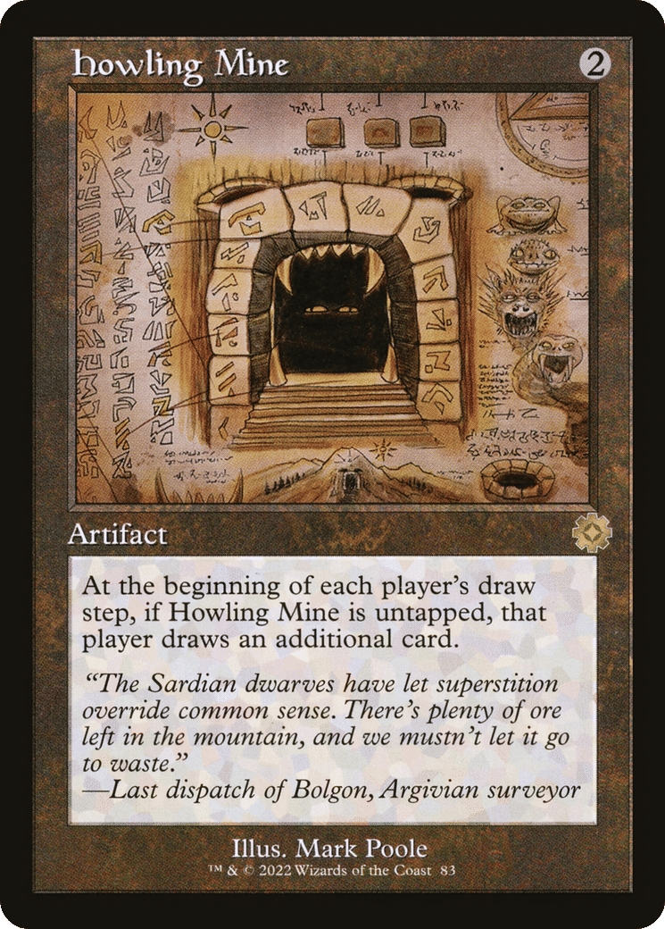 Howling Mine — The Brothers' War Retro Artifacts — Magic: The Gathering