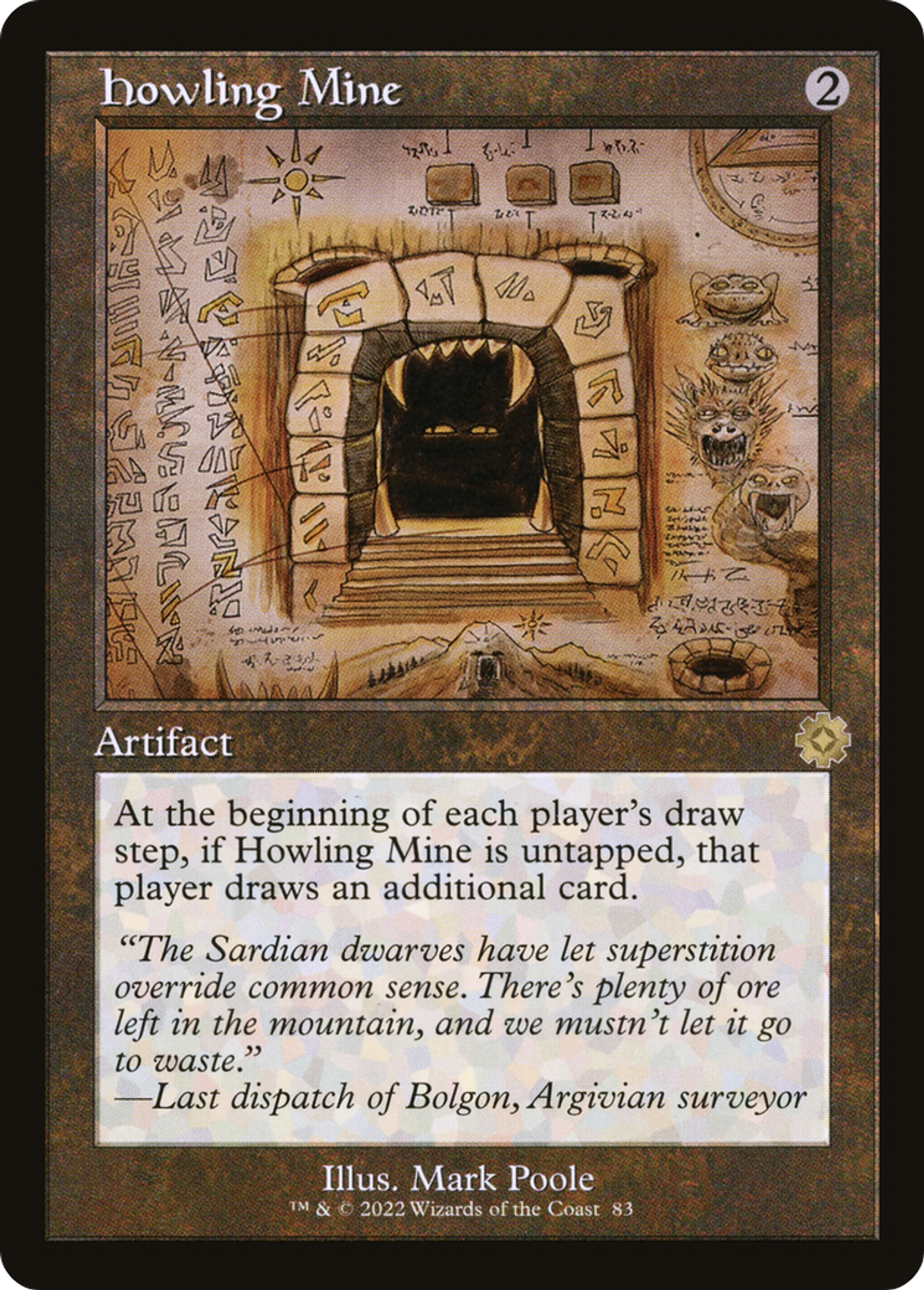 Howling Mine — The Brothers' War Retro Artifacts — Magic: The Gathering