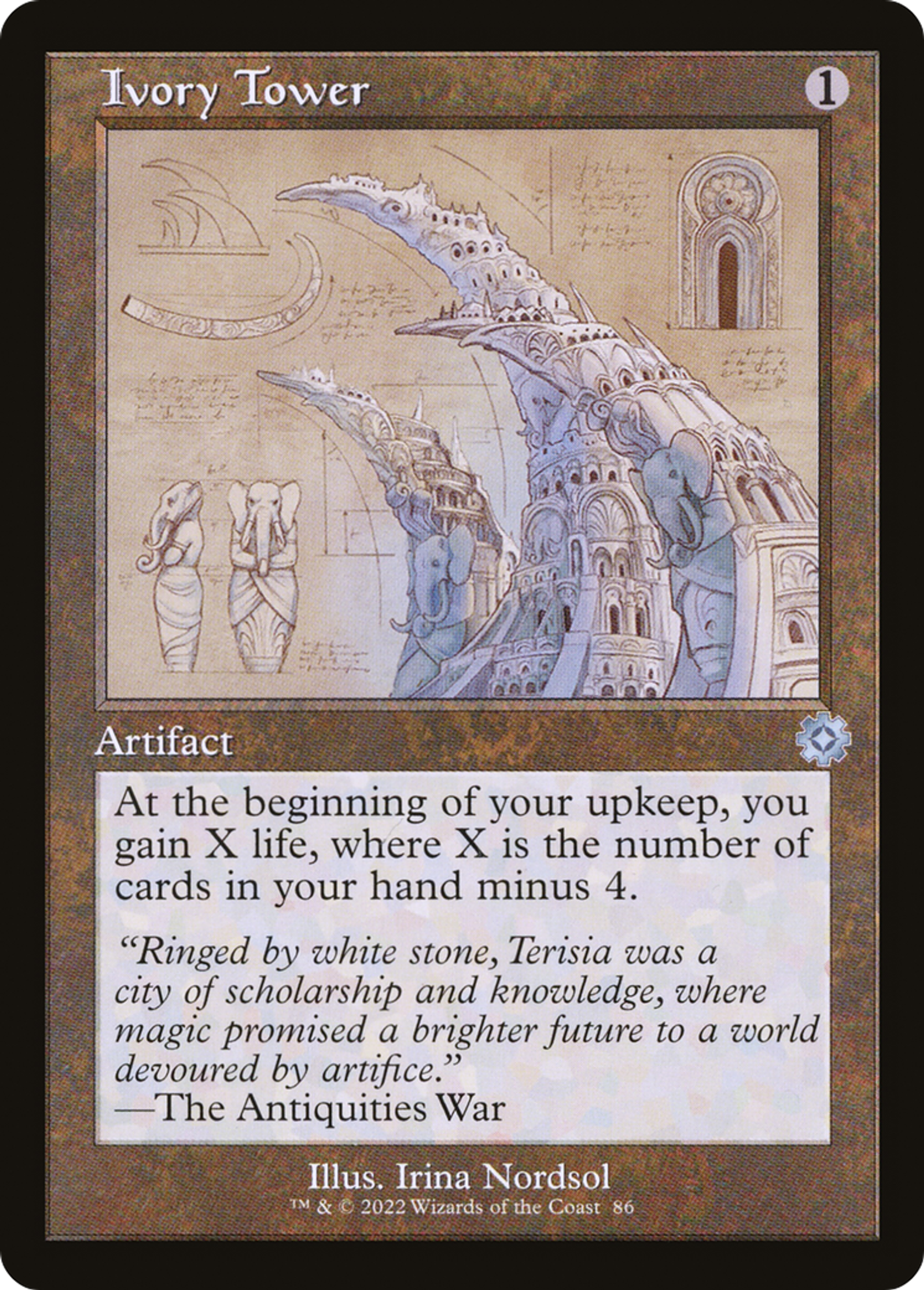 Tour d'ivoire — The Brothers' War Retro Artifacts — Magic: The Gathering