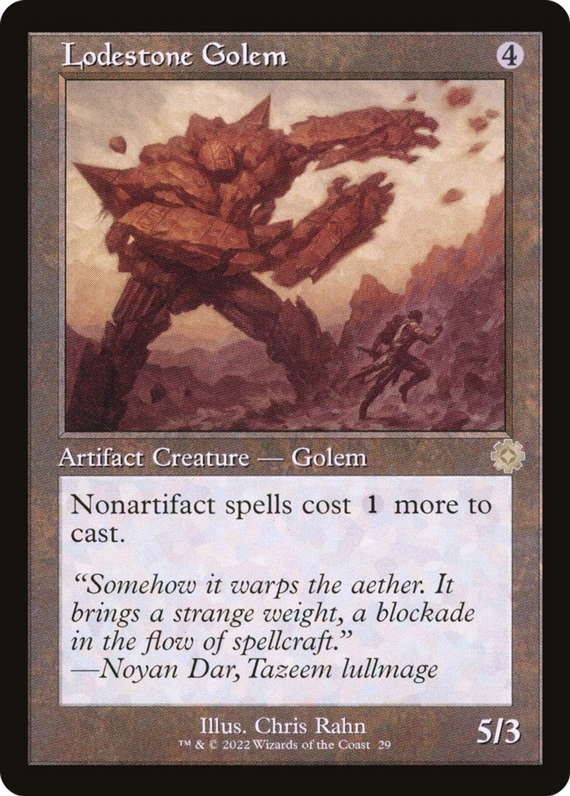 Golem de magnétite — The Brothers' War Retro Artifacts — Magic: The Gathering