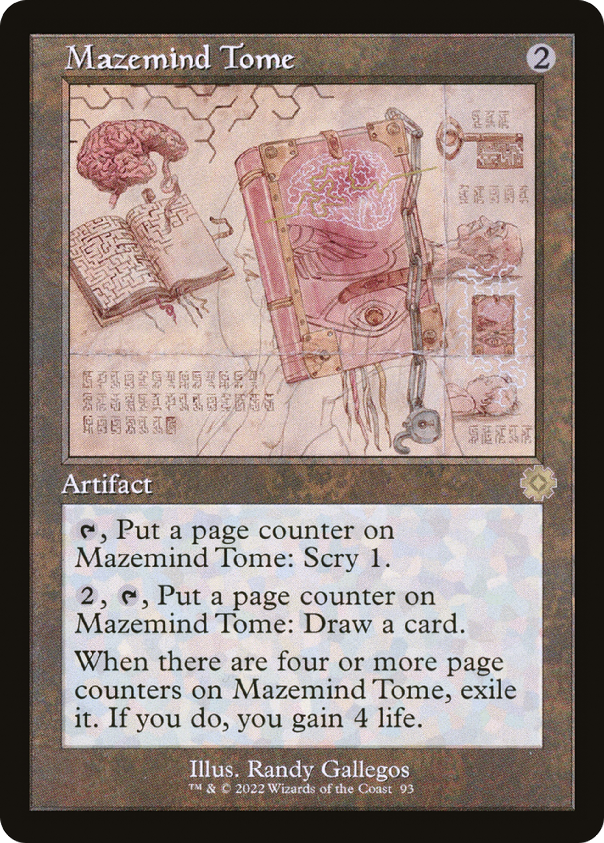 Mazemind Tome — The Brothers' War Retro Artifacts — Magic: The Gathering