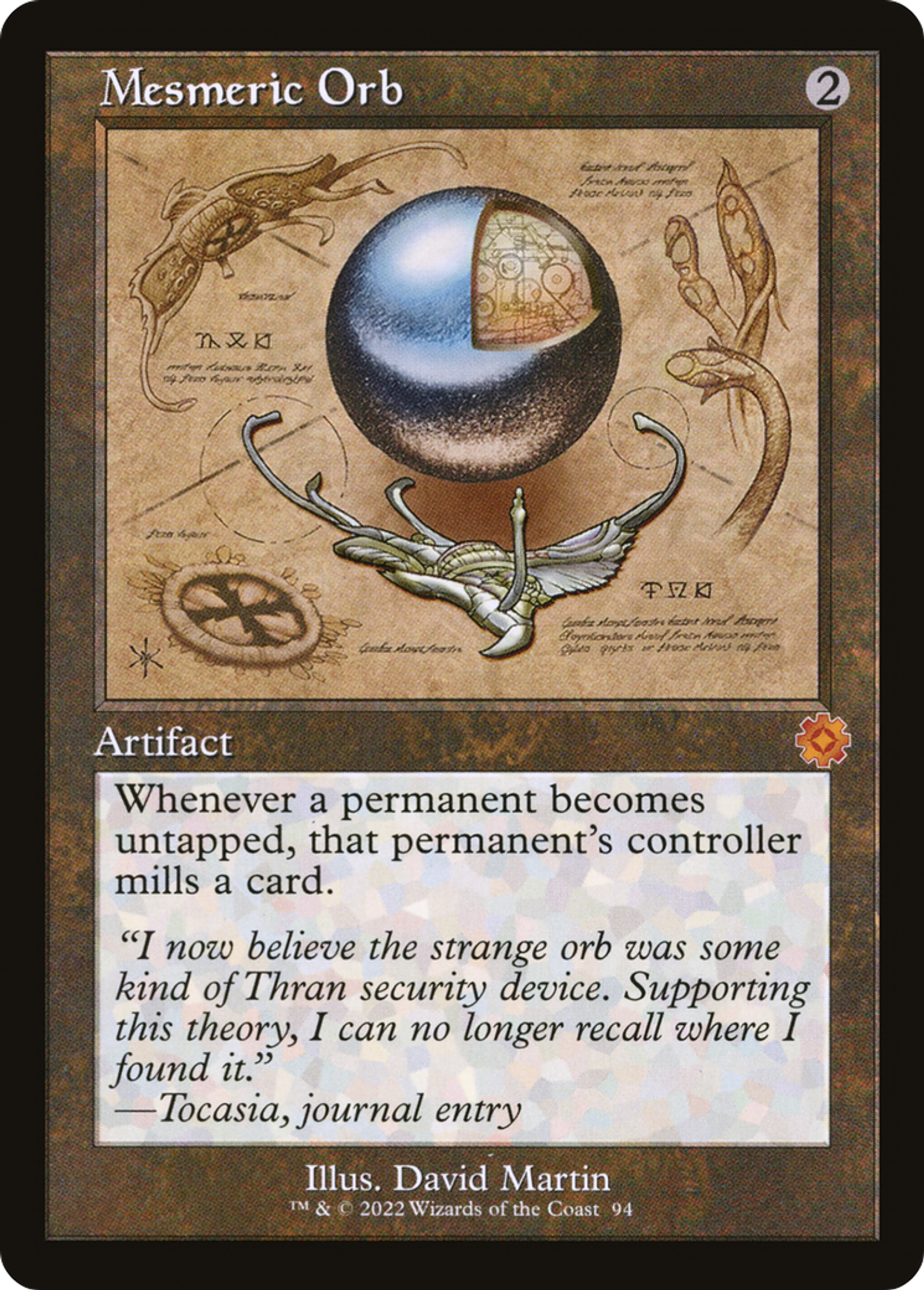 Orbe mesmérique — The Brothers' War Retro Artifacts — Magic: The Gathering