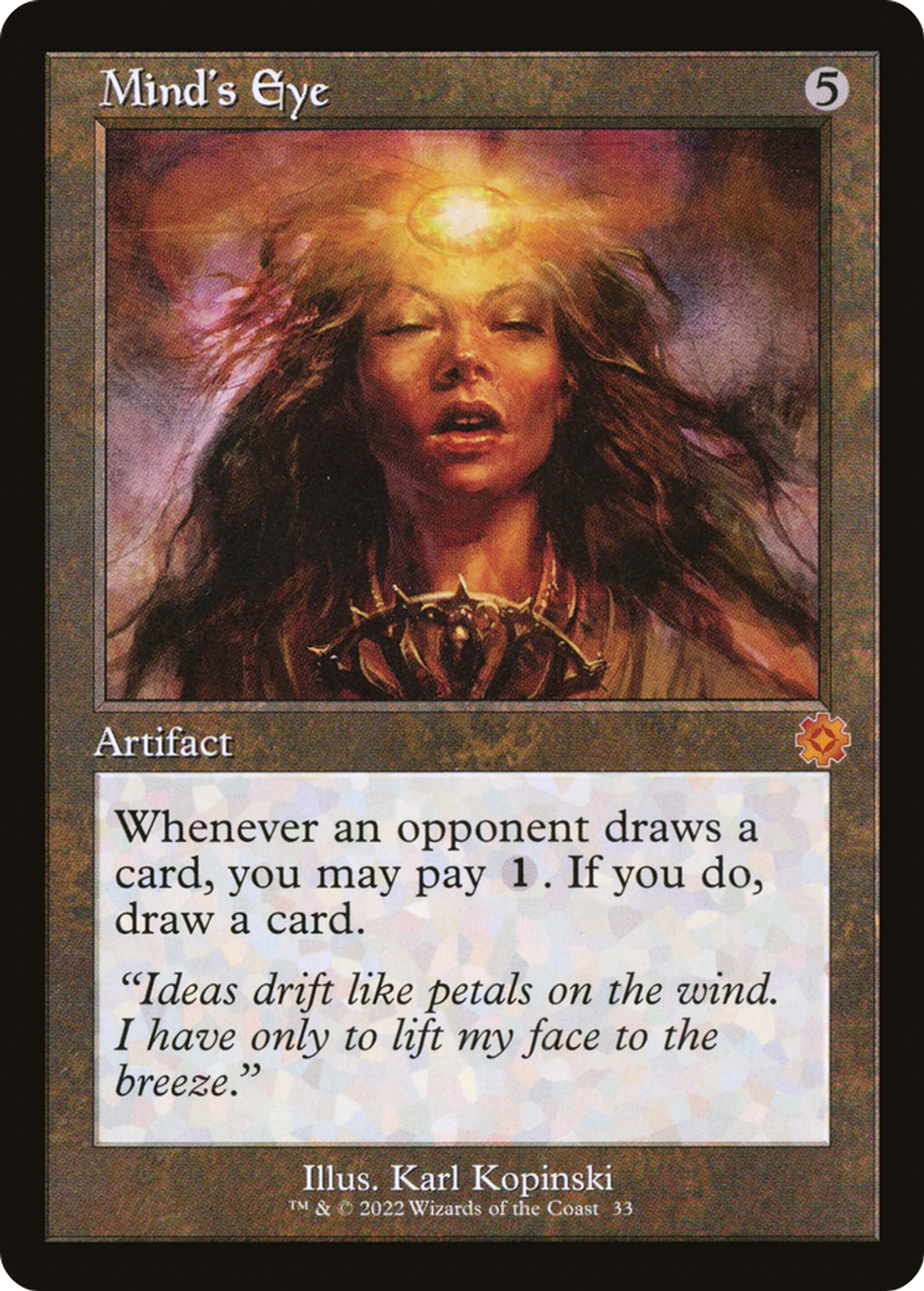 Mind's Eye — The Brothers' War Retro Artifacts — Magic: The Gathering