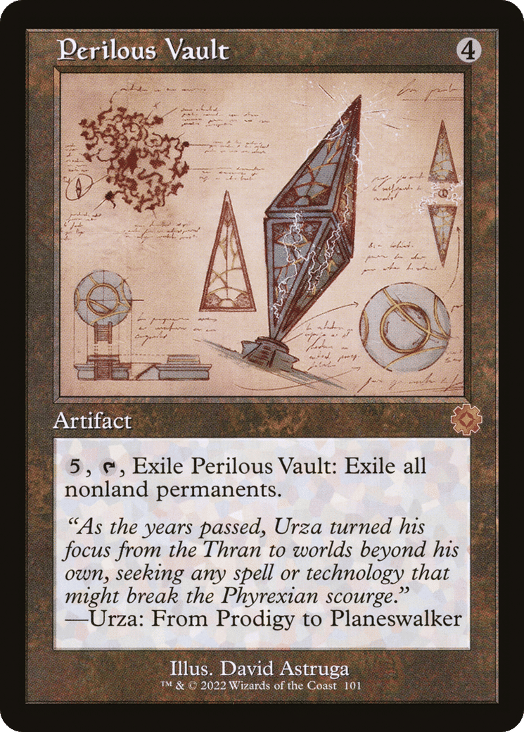 Perilous Vault — The Brothers' War Retro Artifacts — Magic: The Gathering