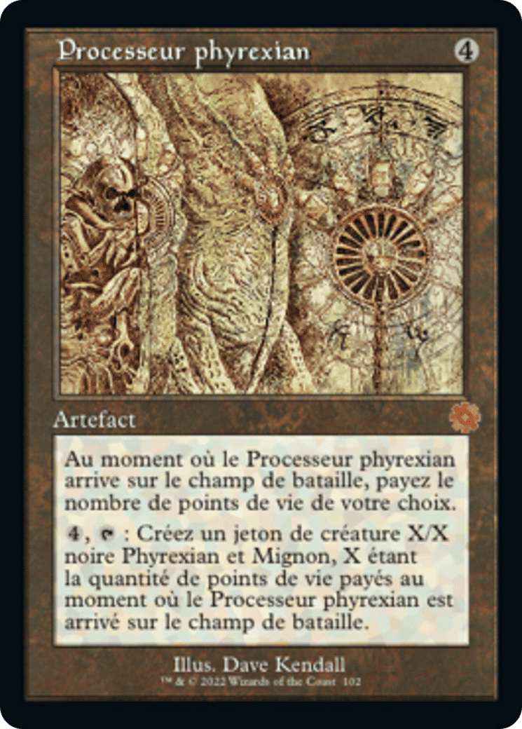 Processeur phyrexian — The Brothers' War Retro Artifacts — Magic: The Gathering