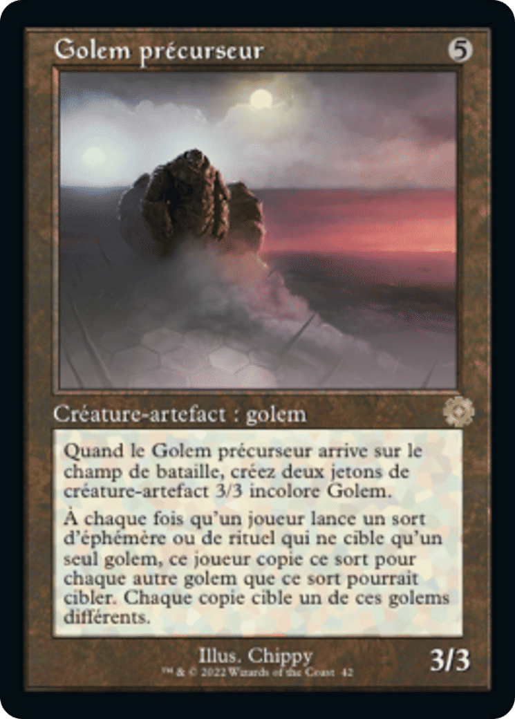 Golem précurseur — The Brothers' War Retro Artifacts — Magic: The Gathering