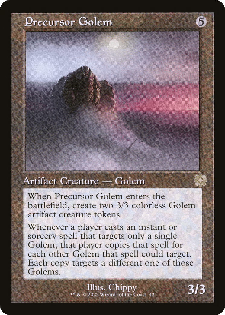 Precursor Golem — The Brothers' War Retro Artifacts — Magic: The Gathering