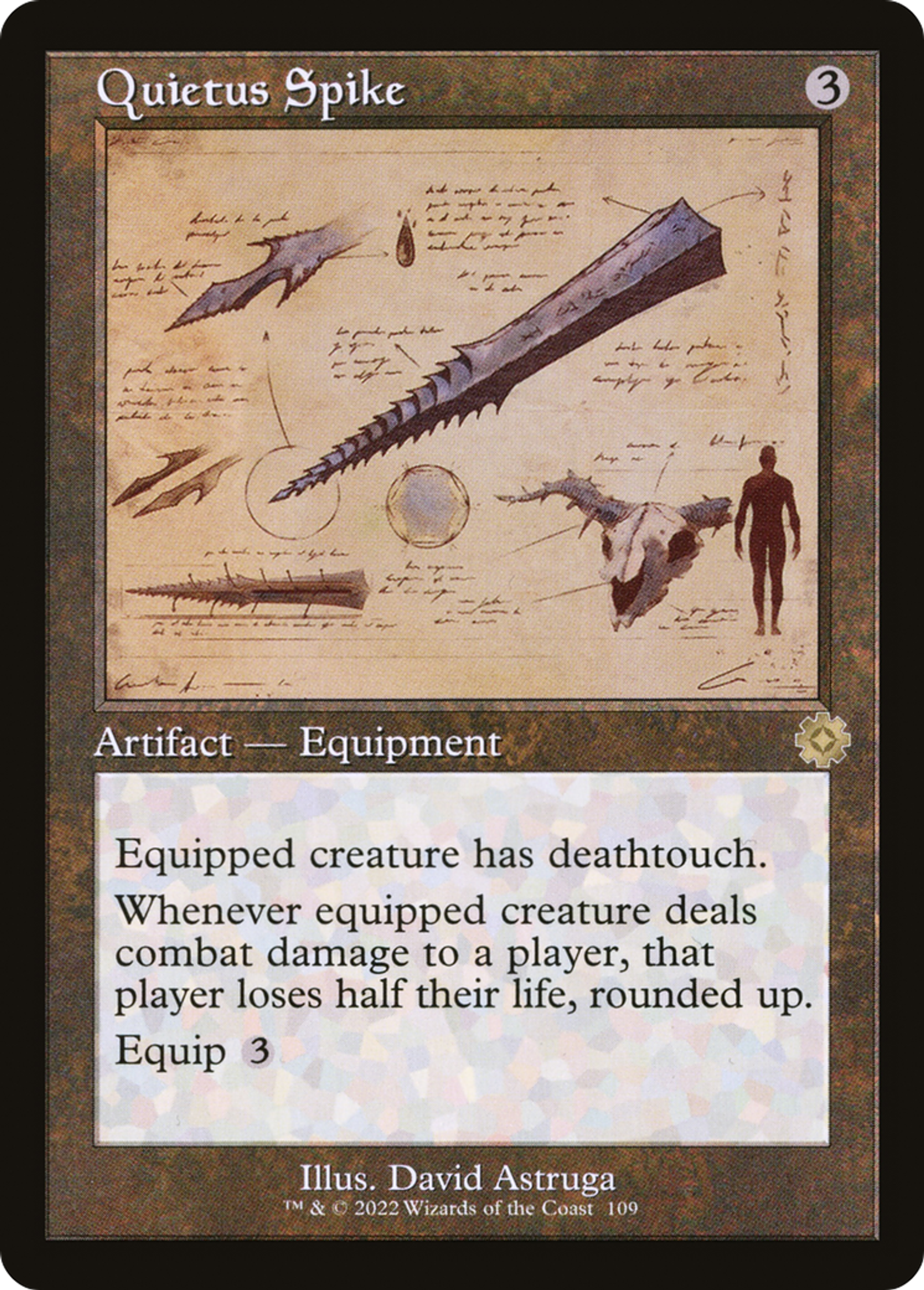 Quietus Spike — The Brothers' War Retro Artifacts — Magic: The Gathering