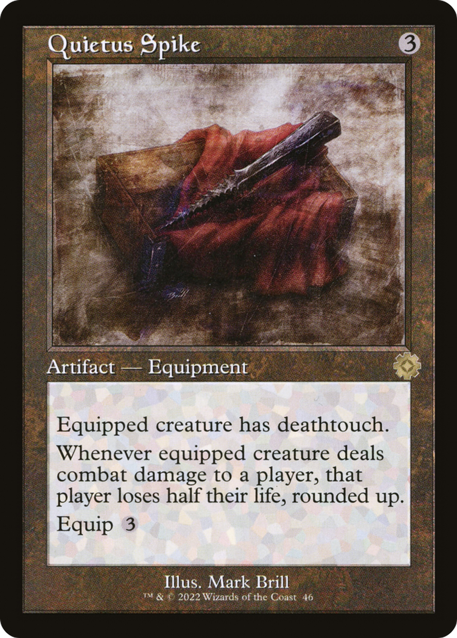 Quietus Spike — The Brothers' War Retro Artifacts — Magic: The Gathering