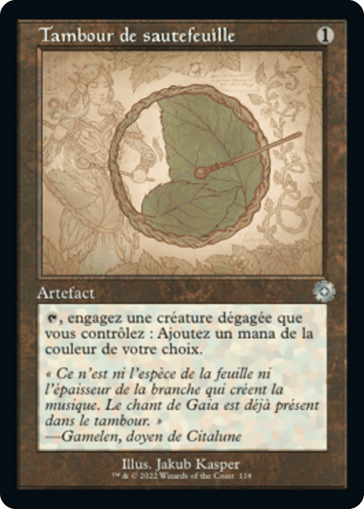 Tambour de sautefeuille — The Brothers' War Retro Artifacts — Magic: The Gathering