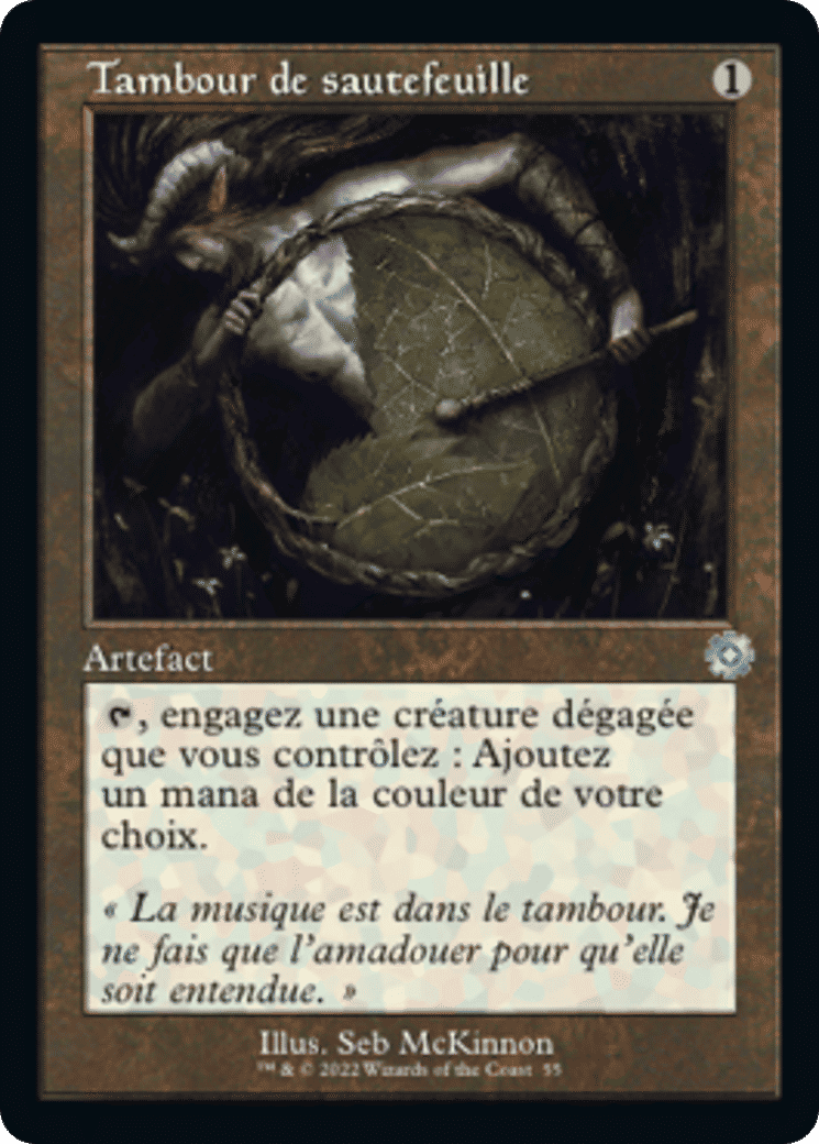 Tambour de sautefeuille — The Brothers' War Retro Artifacts — Magic: The Gathering