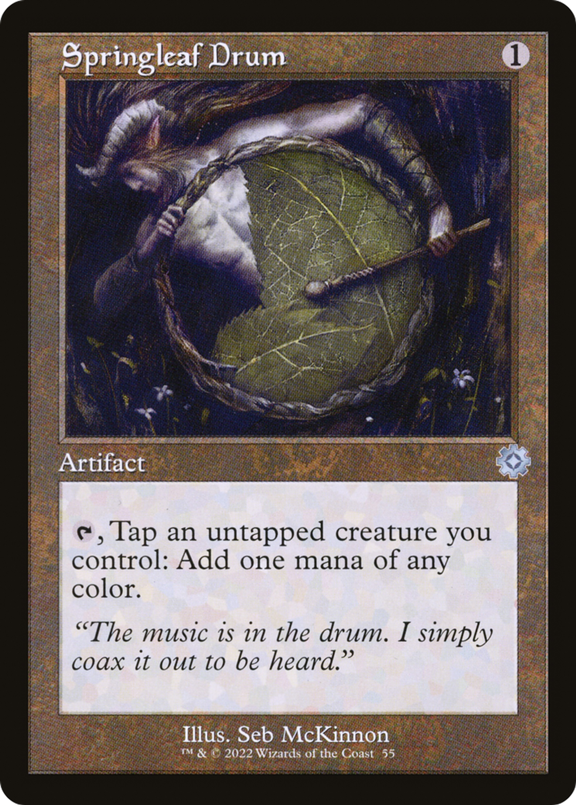 Tambour de sautefeuille — The Brothers' War Retro Artifacts — Magic: The Gathering