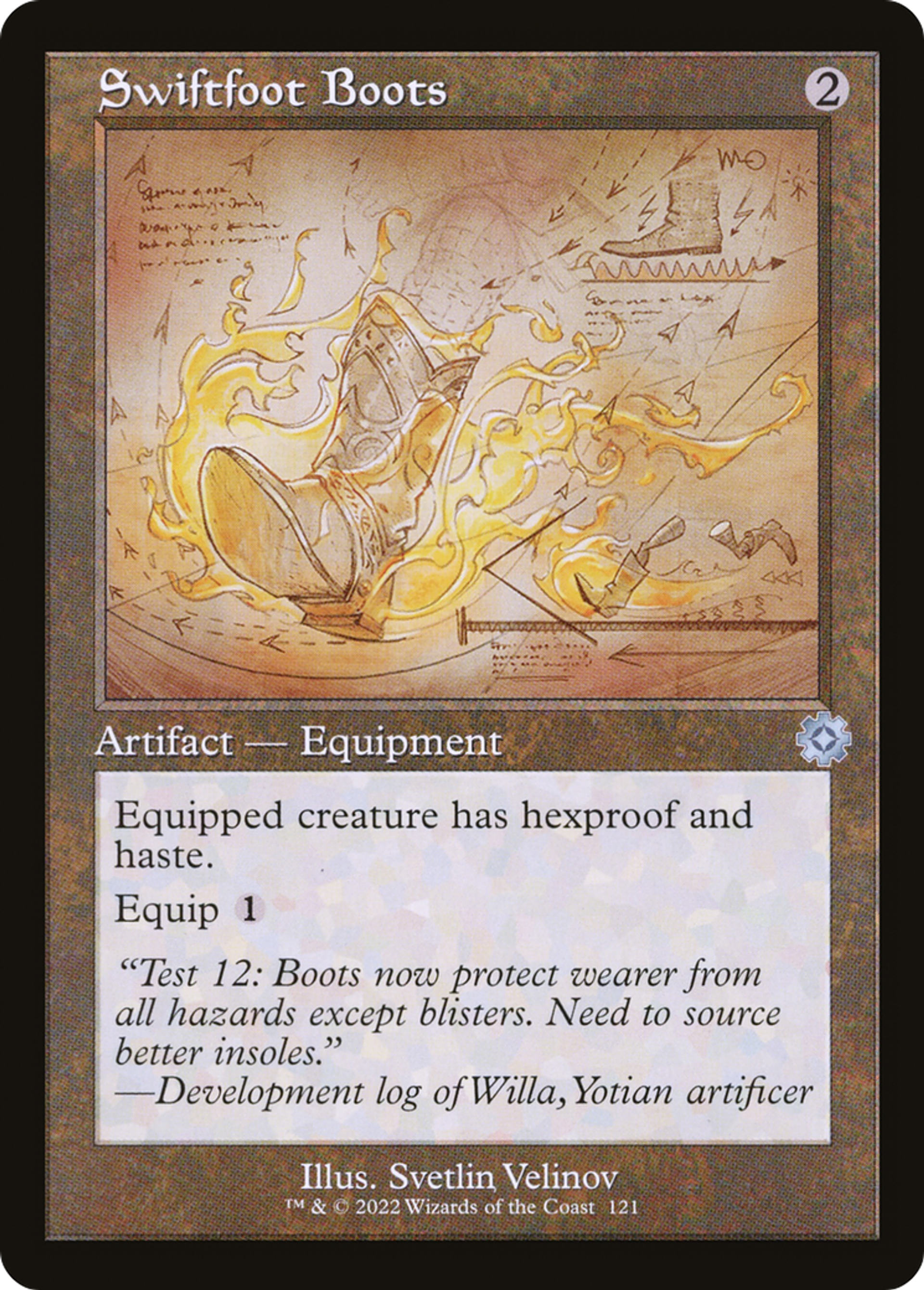 Swiftfoot Boots — The Brothers' War Retro Artifacts — Magic: The Gathering
