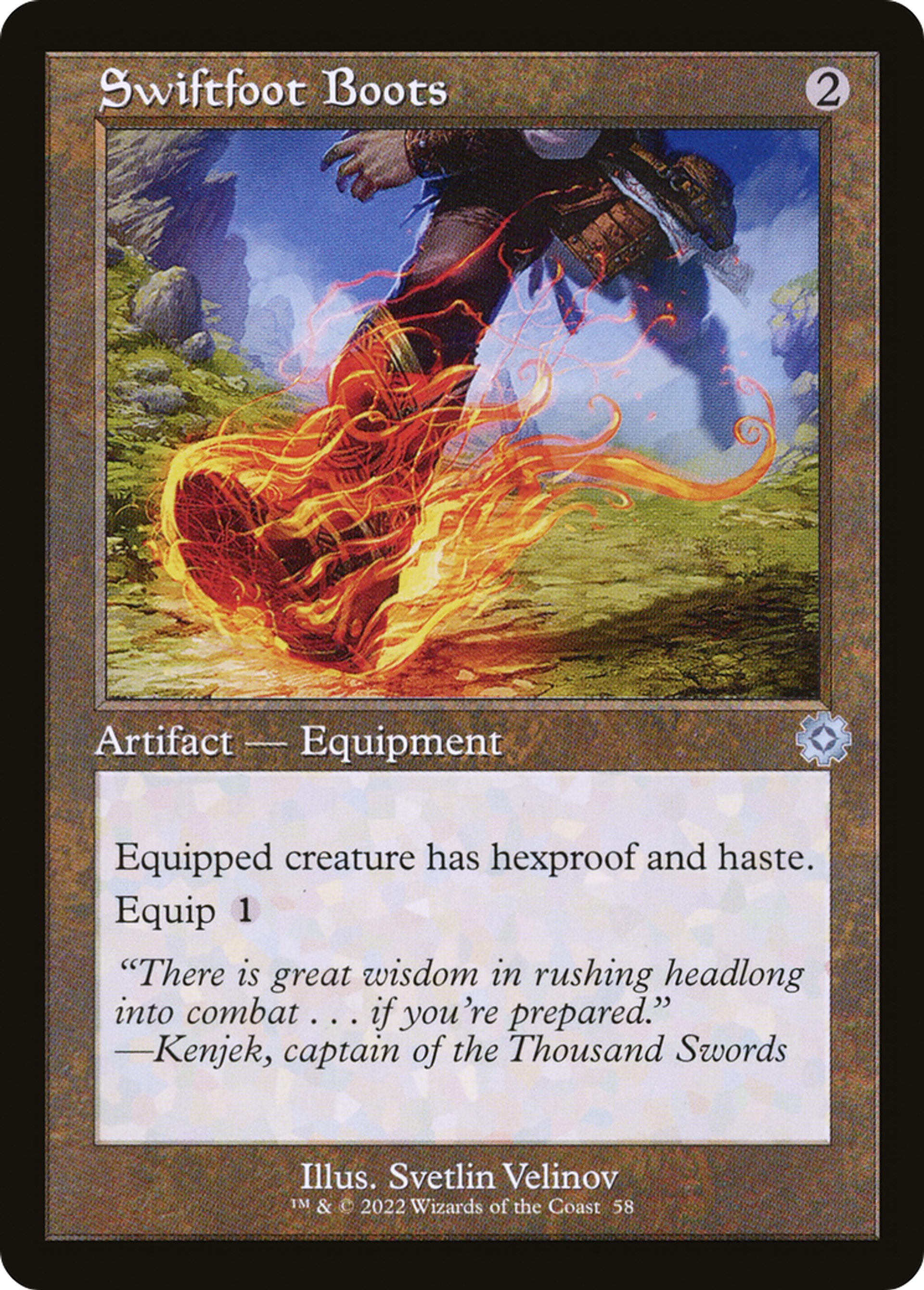 Swiftfoot Boots — The Brothers' War Retro Artifacts — Magic: The Gathering
