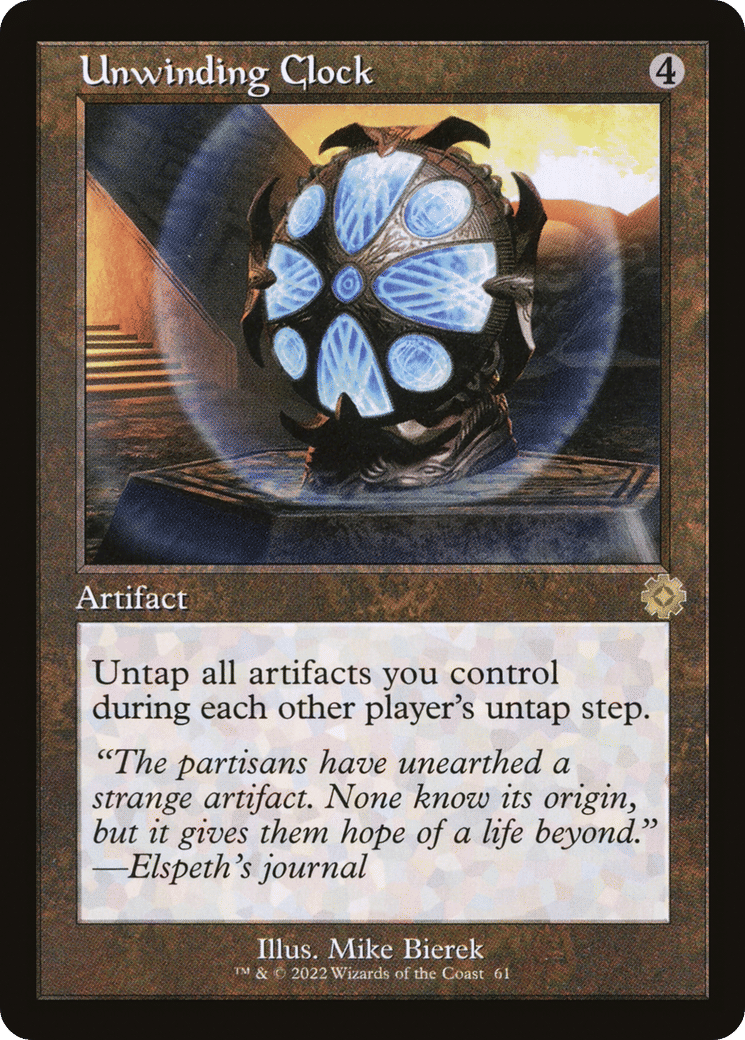 Unwinding Clock — The Brothers' War Retro Artifacts — Magic: The Gathering