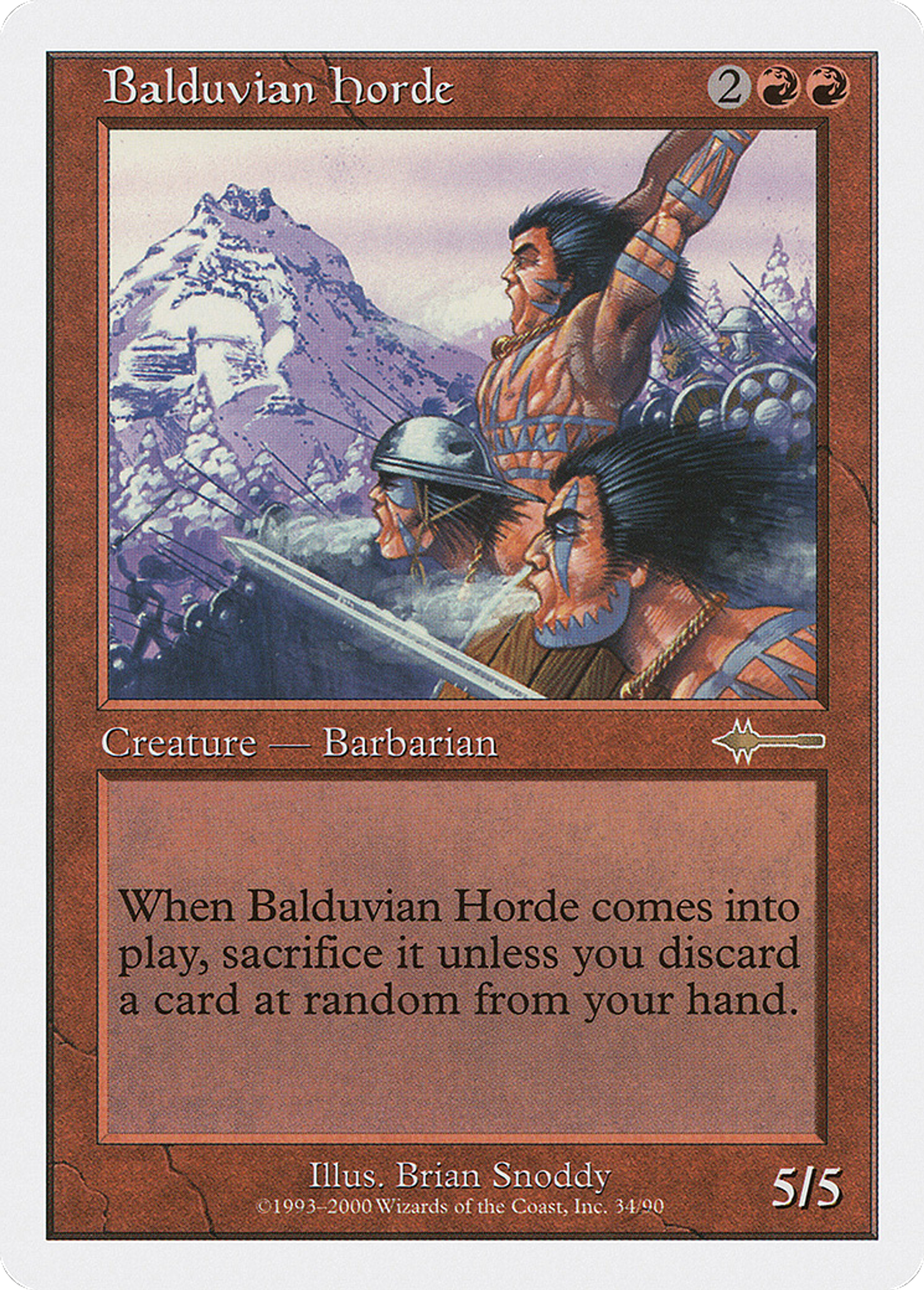 Horde Balduviane — Beatdown Box Set — Magic: The Gathering