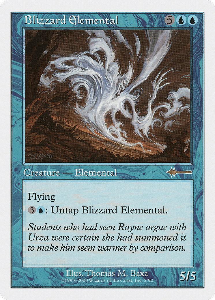 Blizzard Elemental — Beatdown Box Set — Magic: The Gathering