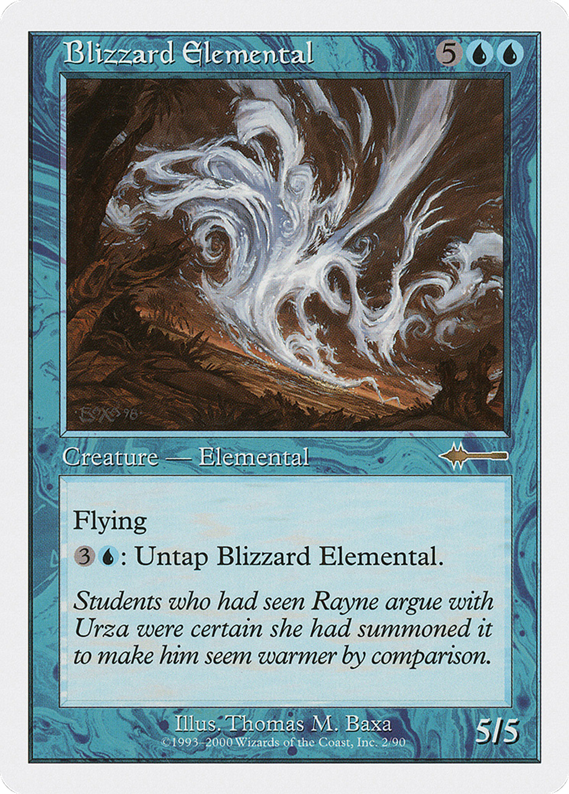 Elemental de Blizzard — Beatdown Box Set — Magic: The Gathering