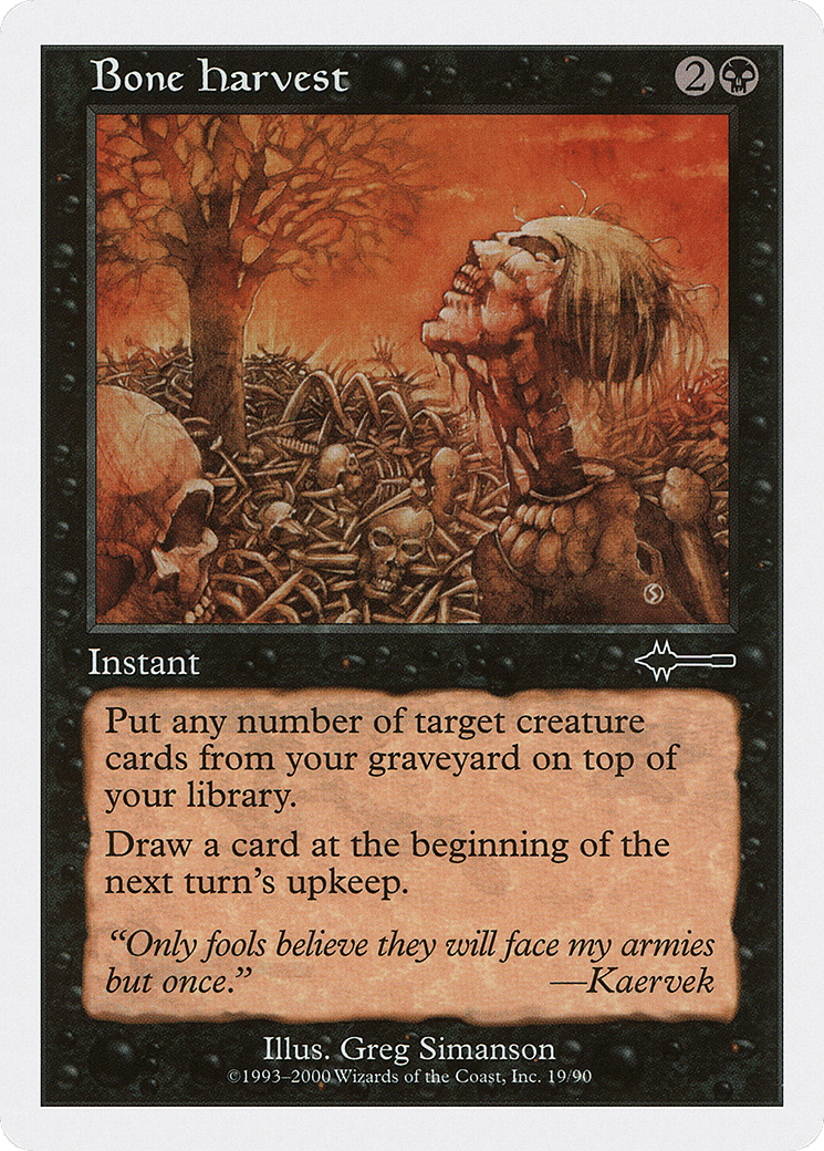 Bone Harvest — Beatdown Box Set — Magic: The Gathering