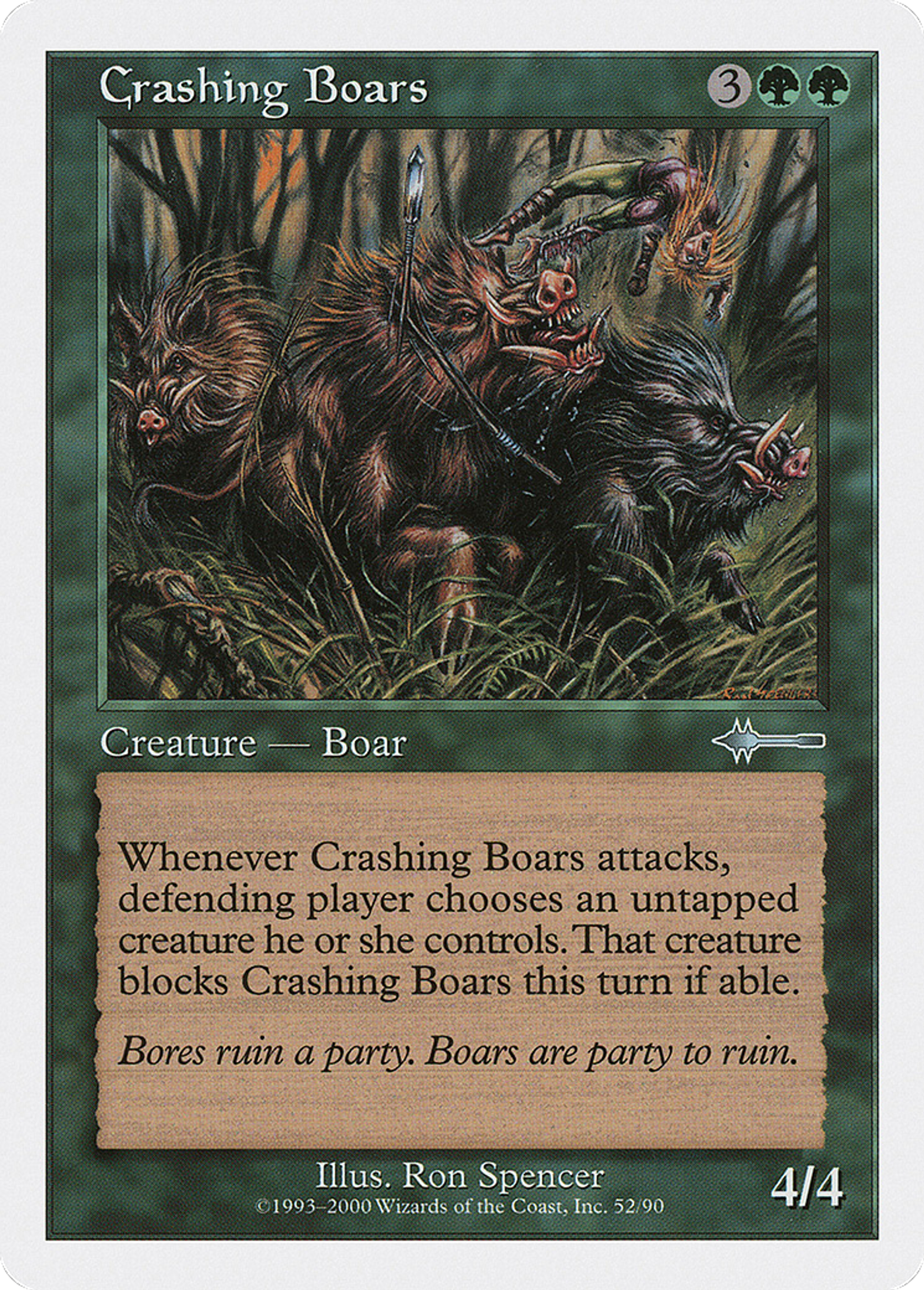 Déferlante de sangliers — Beatdown Box Set — Magic: The Gathering