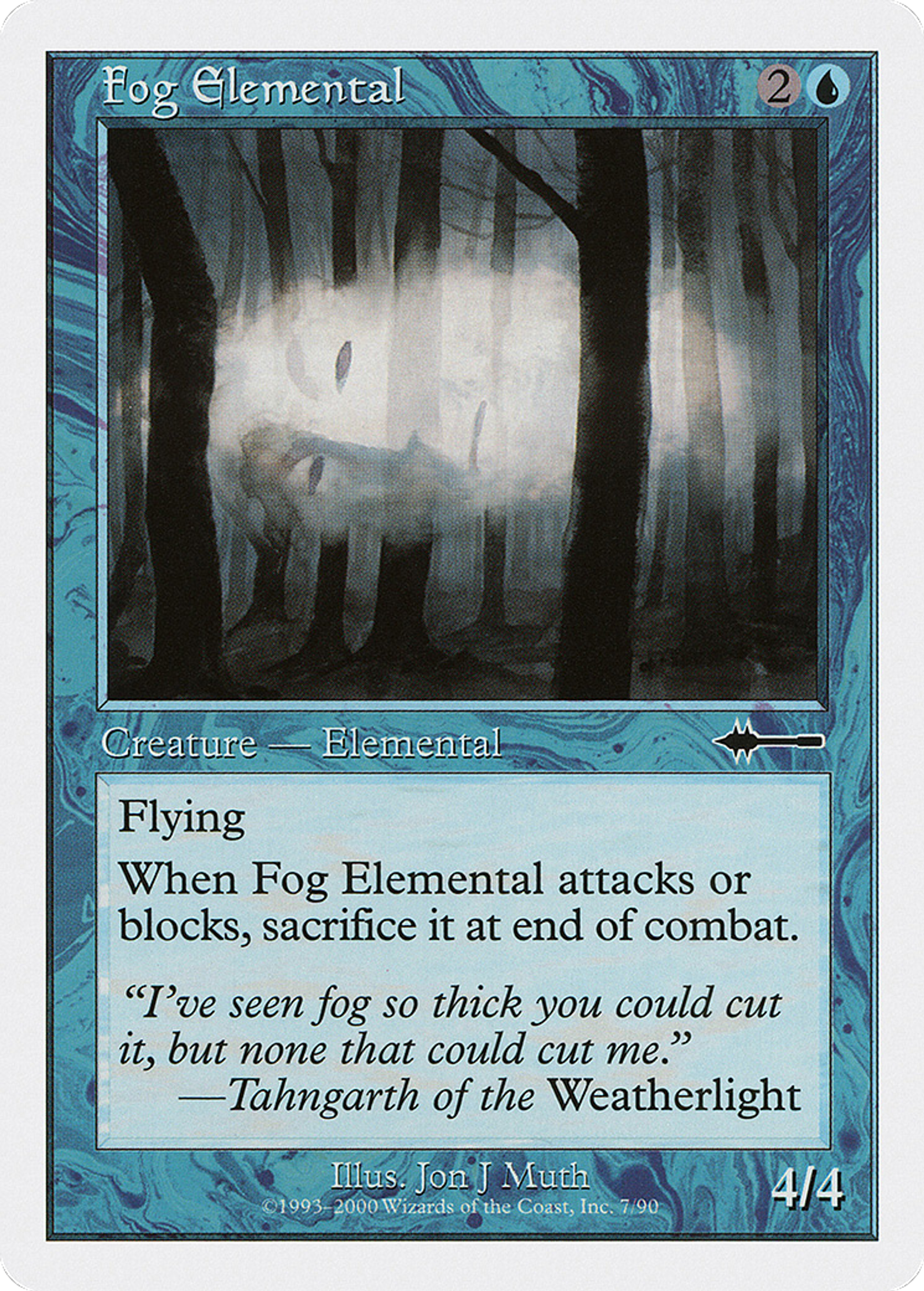 Élémental de brouillard — Beatdown Box Set — Magic: The Gathering