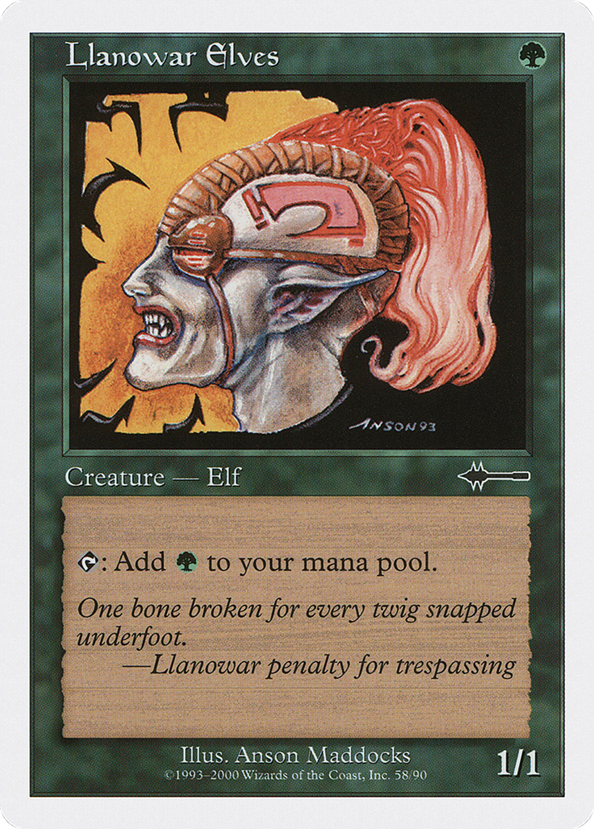 Elfes de Llanowar — Beatdown Box Set — Magic: The Gathering
