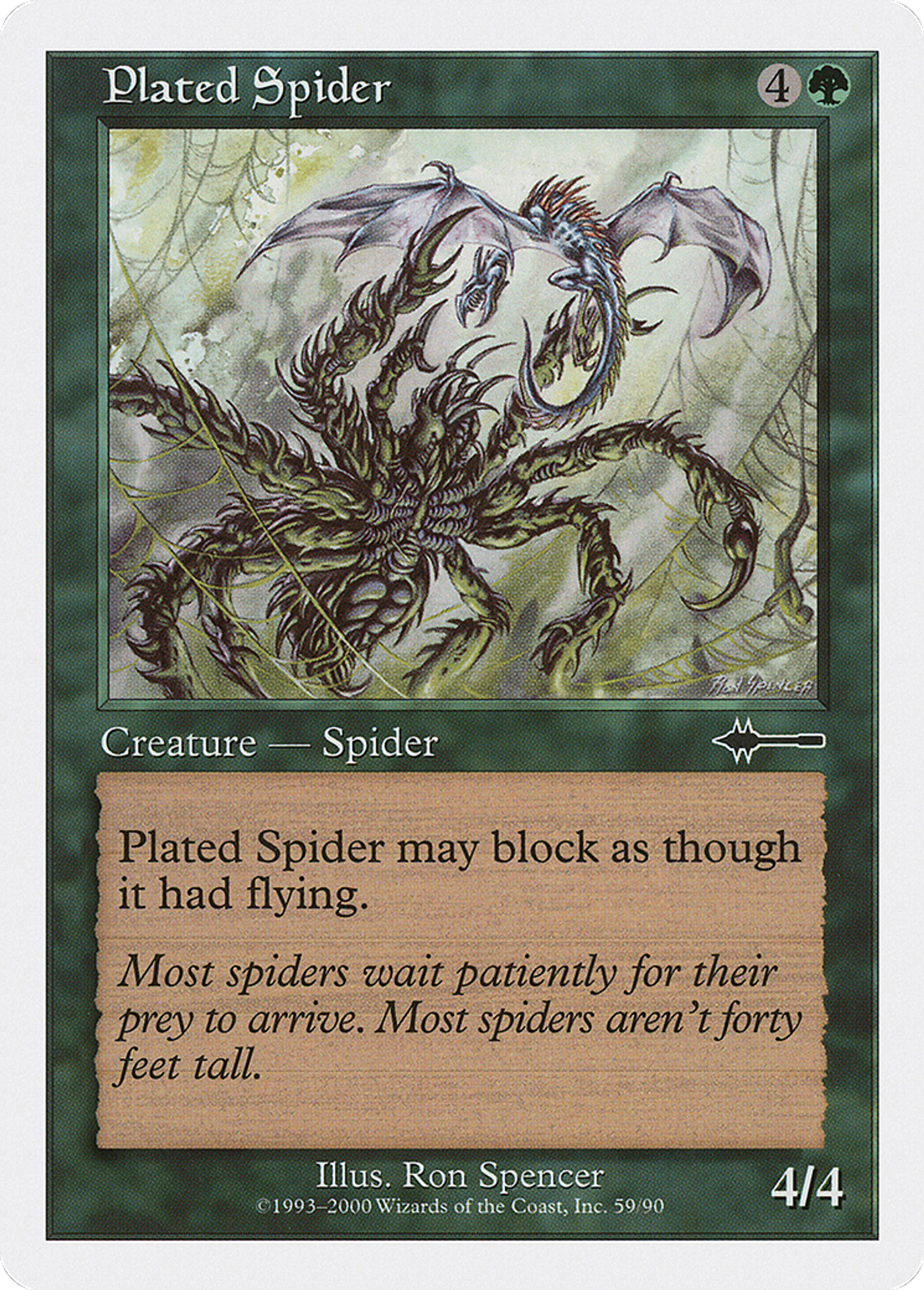 Araignée à Plaques — Beatdown Box Set — Magic: The Gathering
