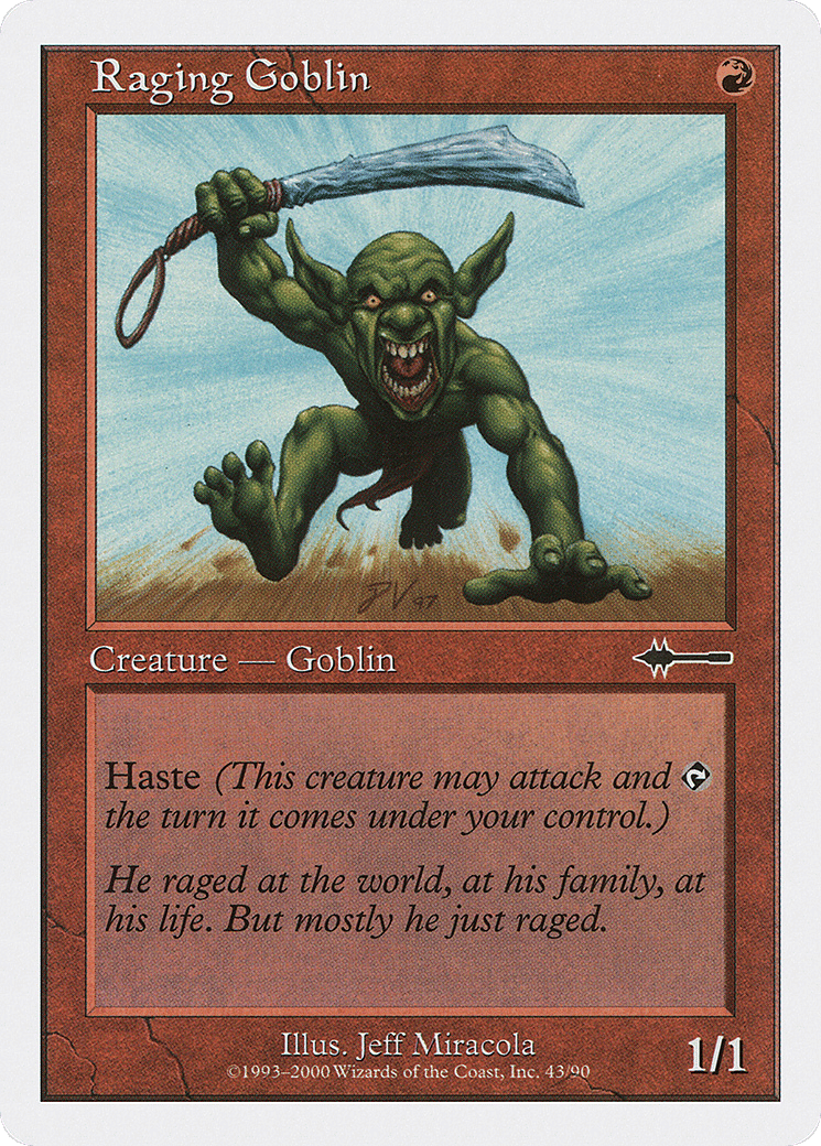 Raging Goblin — Beatdown Box Set — Magic: The Gathering