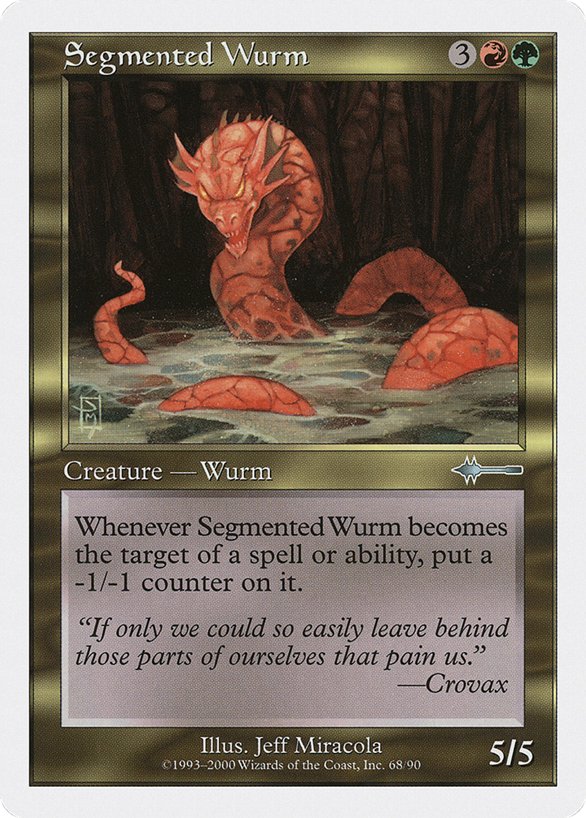 Guivre segmentée — Beatdown Box Set — Magic: The Gathering