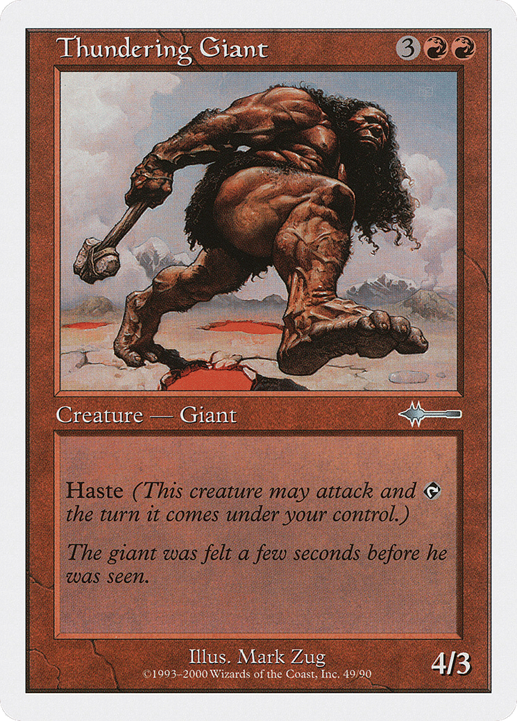 Thundering Giant — Beatdown Box Set — Magic: The Gathering