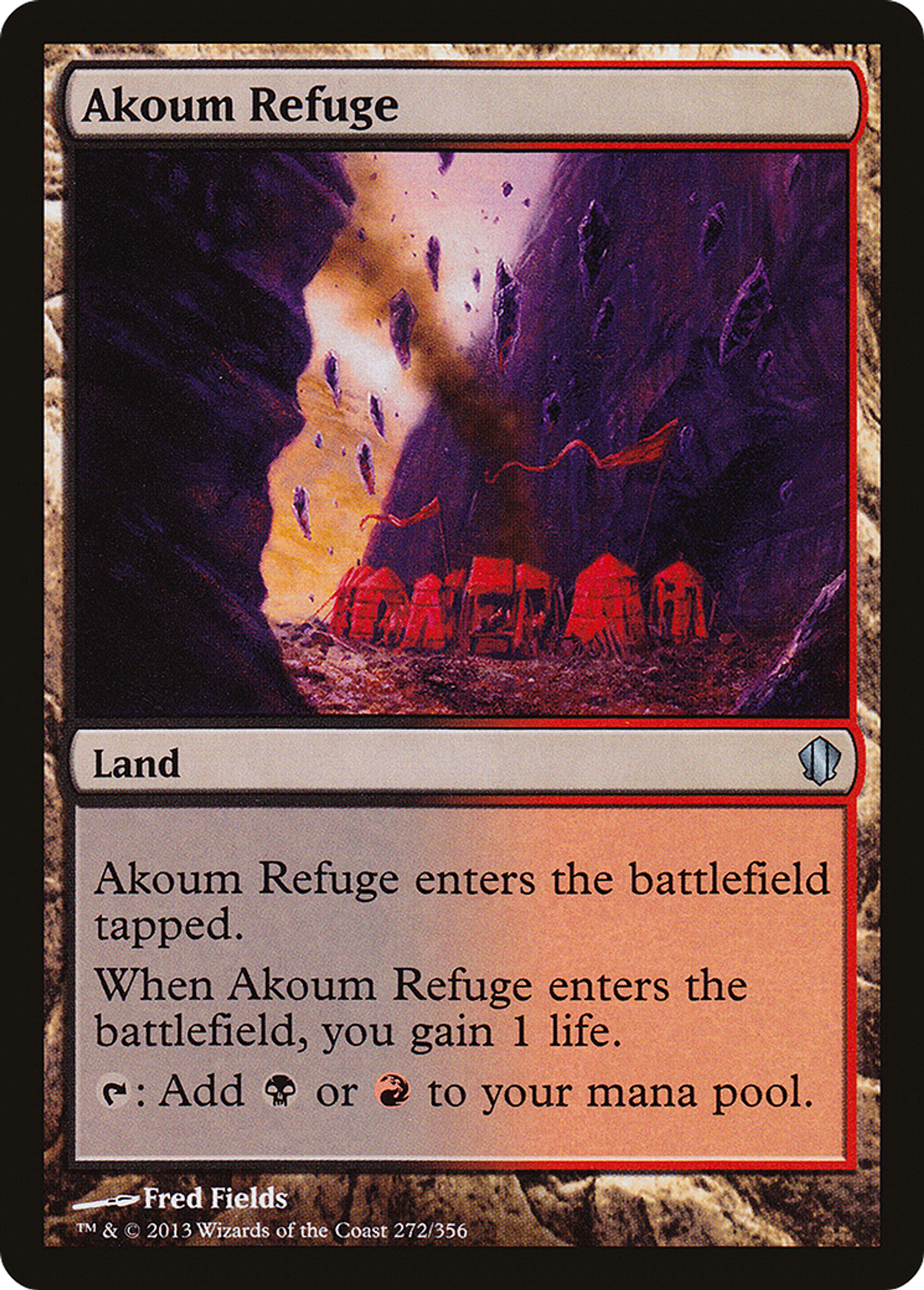 Akoum Refuge — Commander 2013 — Magic: The Gathering