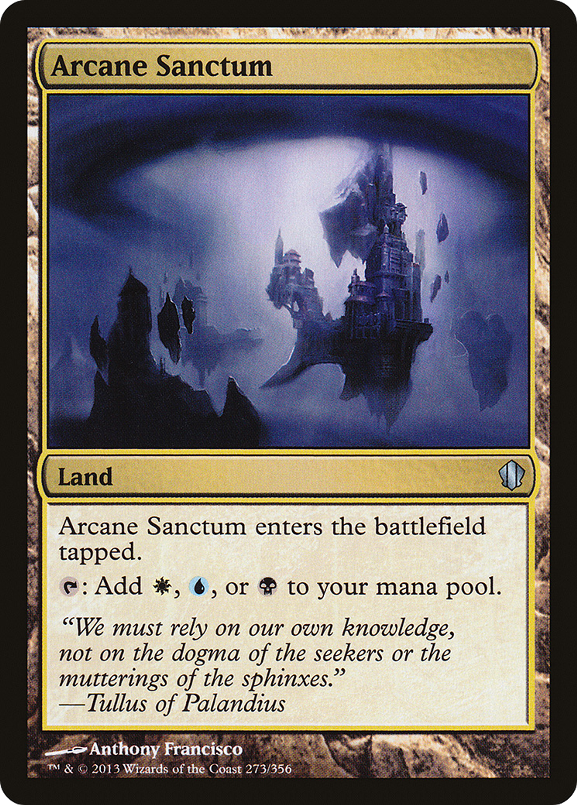 Arcane Sanctum — Commander 2013 — Magic: The Gathering