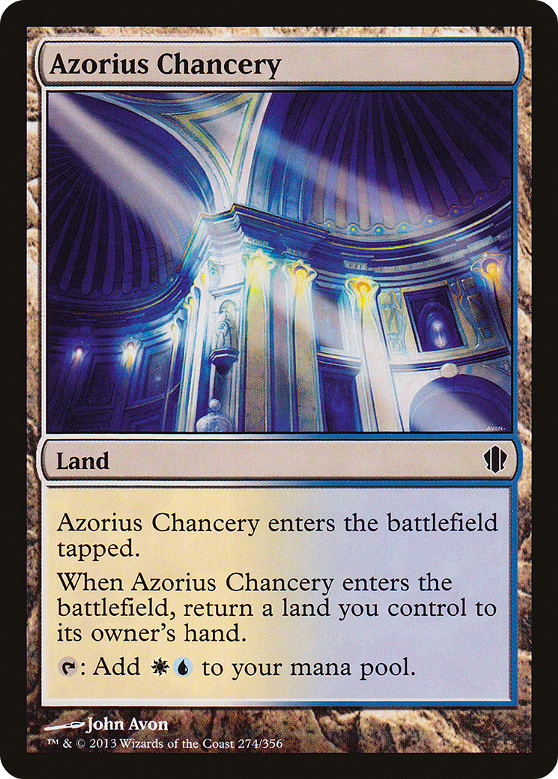 Azorius Chancery — Commander 2013 — Magic: The Gathering