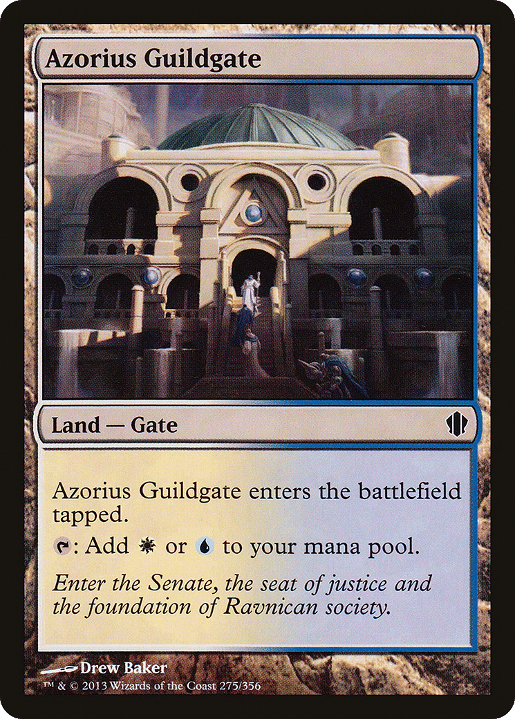Azorius Guildgate — Commander 2013 — Magic: The Gathering