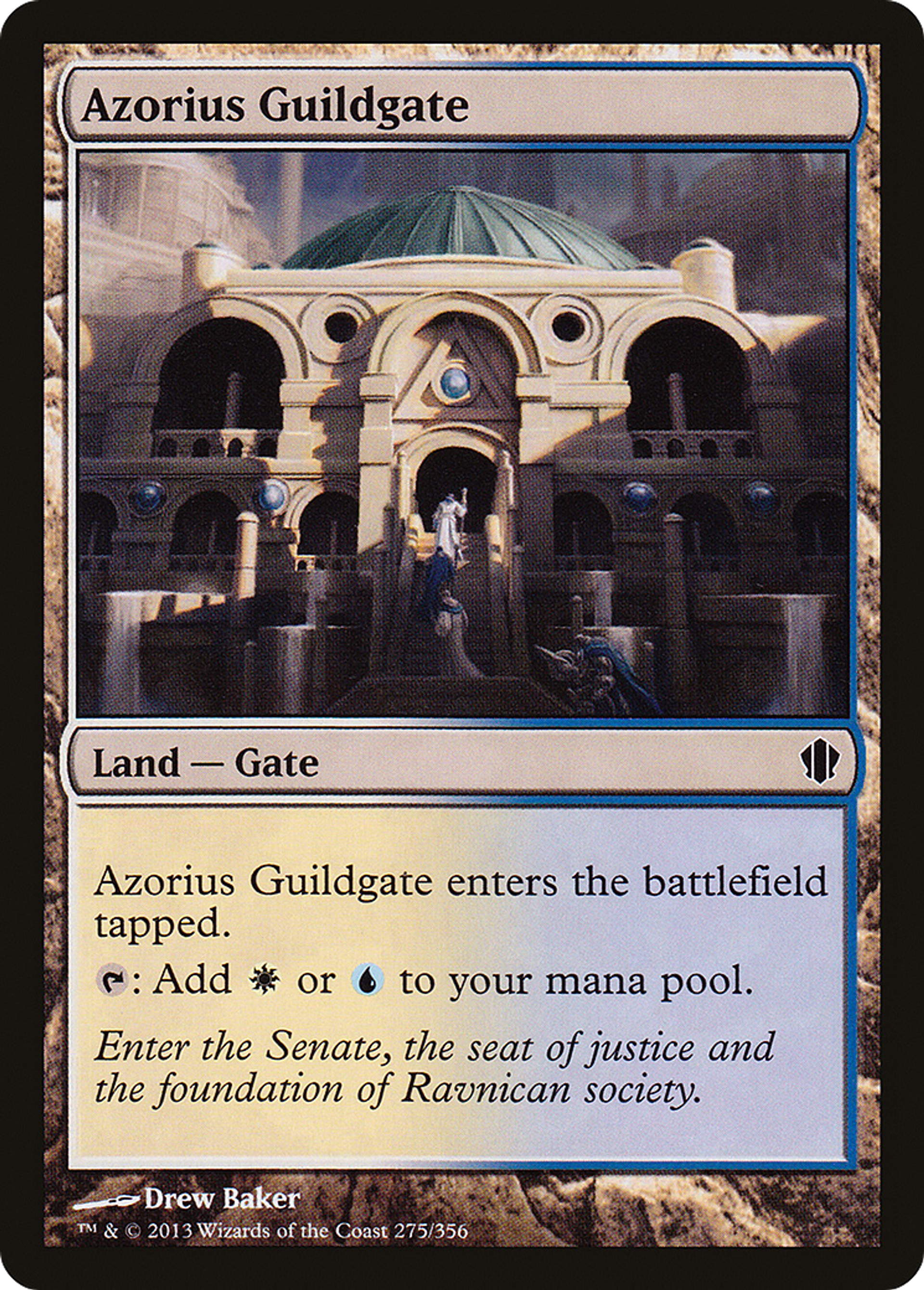 Azorius Guildgate — Commander 2013 — Magic: The Gathering